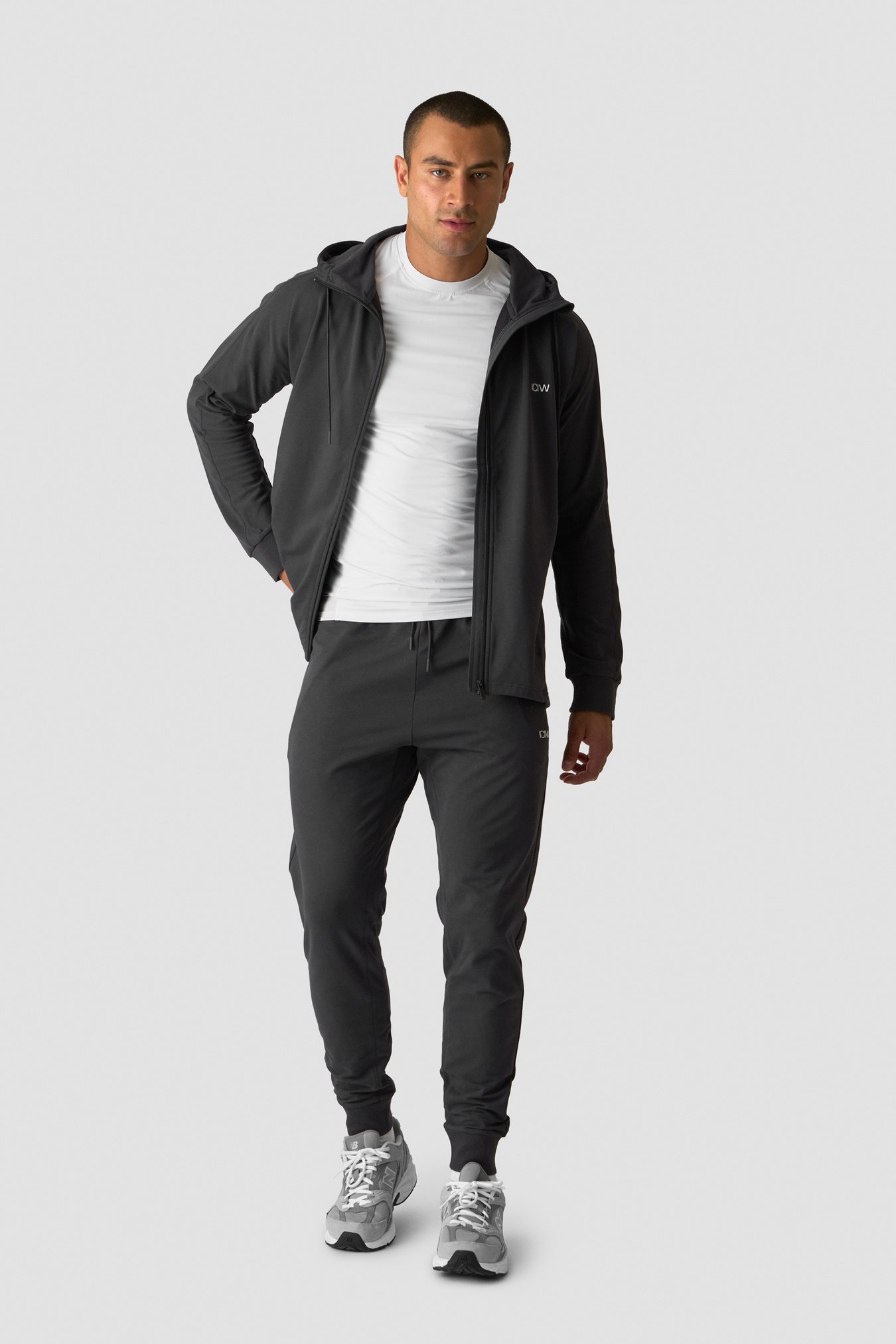 Activity Zip Hoodie M Dark Grey - billede 4