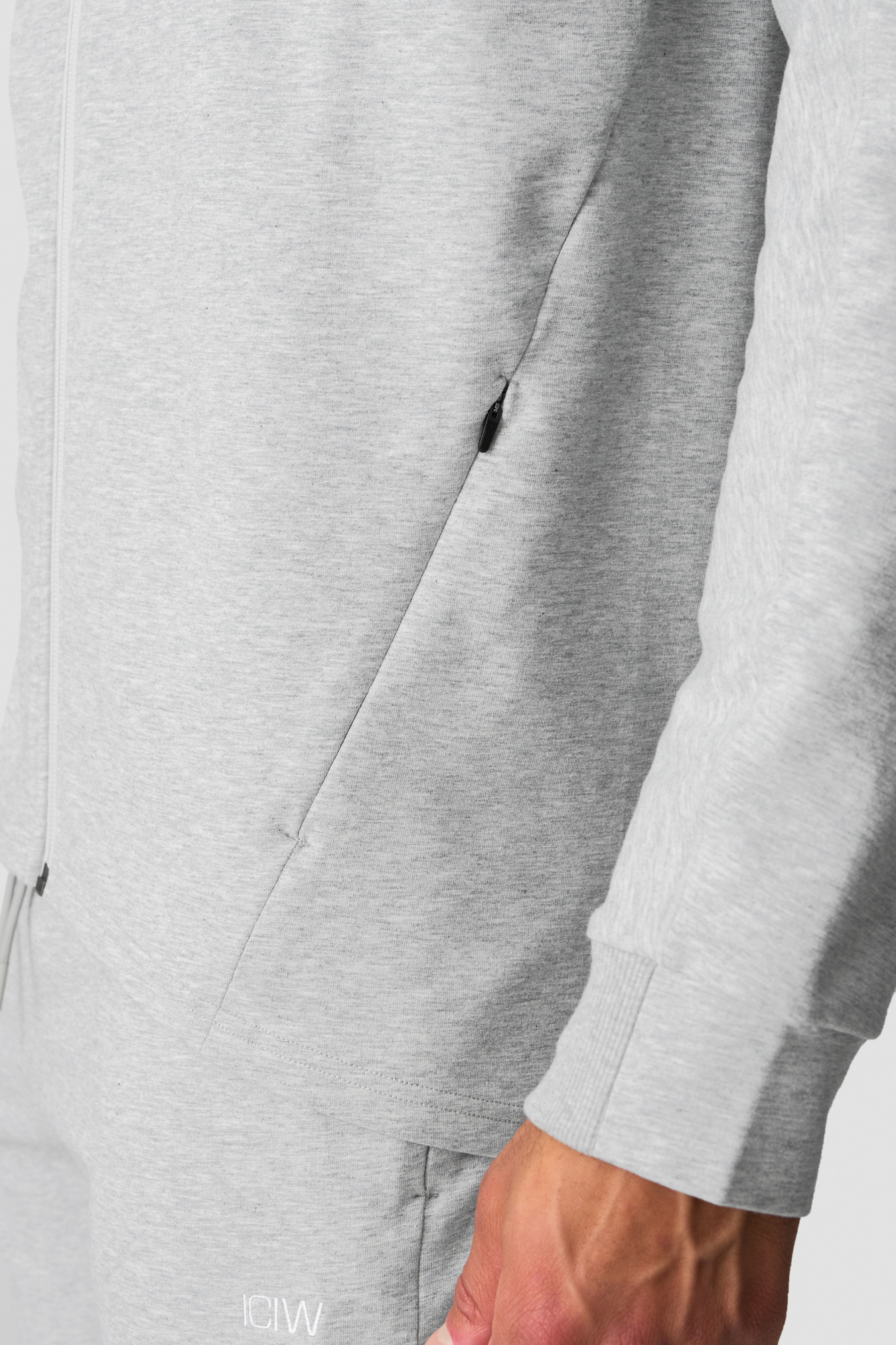 Activity Zip Hoodie M Light Grey Melange - billede 4