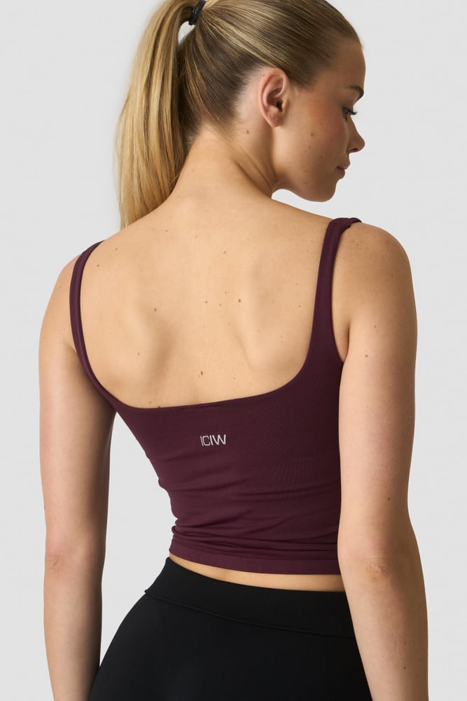 Smooth Seamless 2-in-1 Tank Dark Mahogany