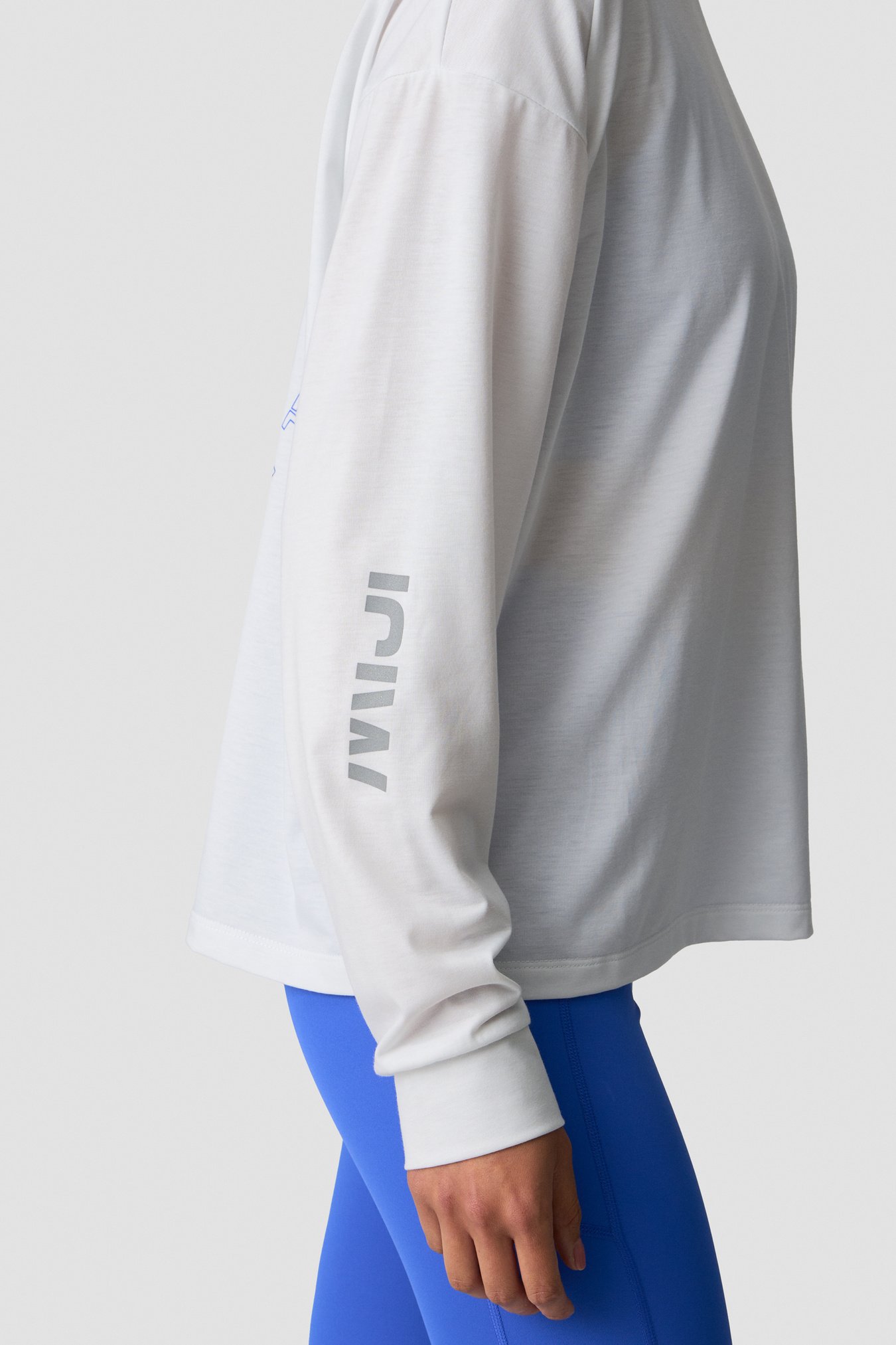 Mirage Dri-Release Long Sleeve Print White Snow - billede 3