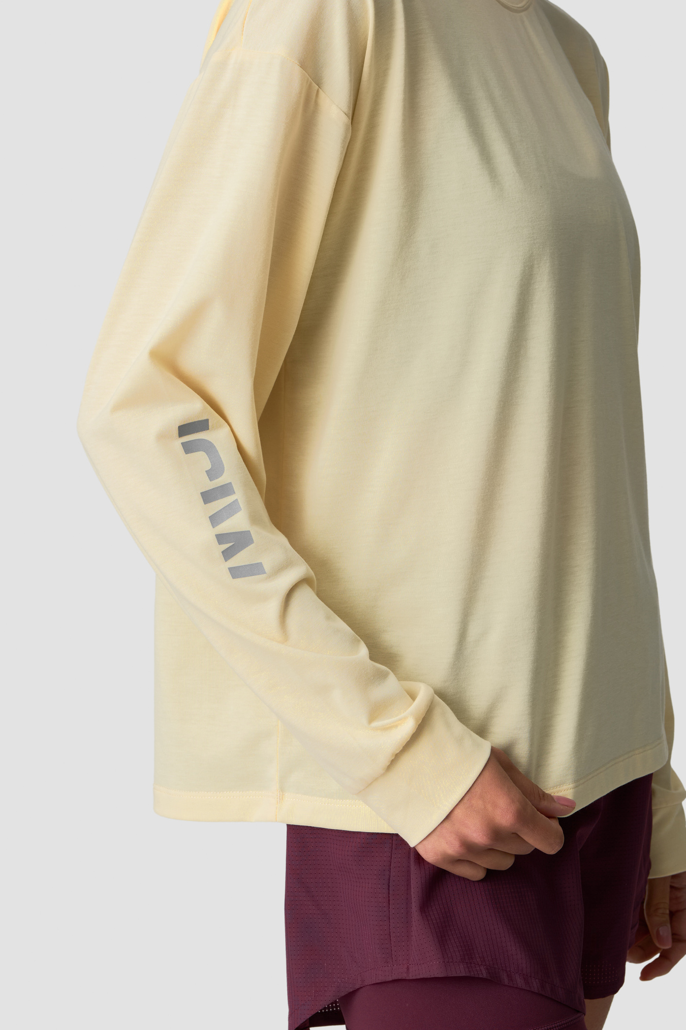 Mirage Dri-Release Long Sleeve Print Butter Yellow - billede 3