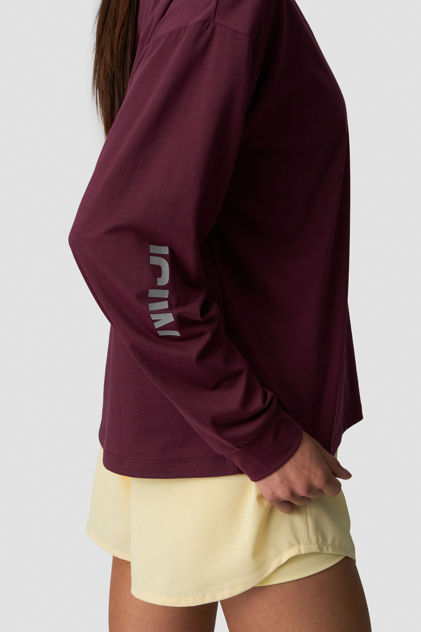Mirage Dri-Release Long Sleeve Print Dark Mahogany - billede 3