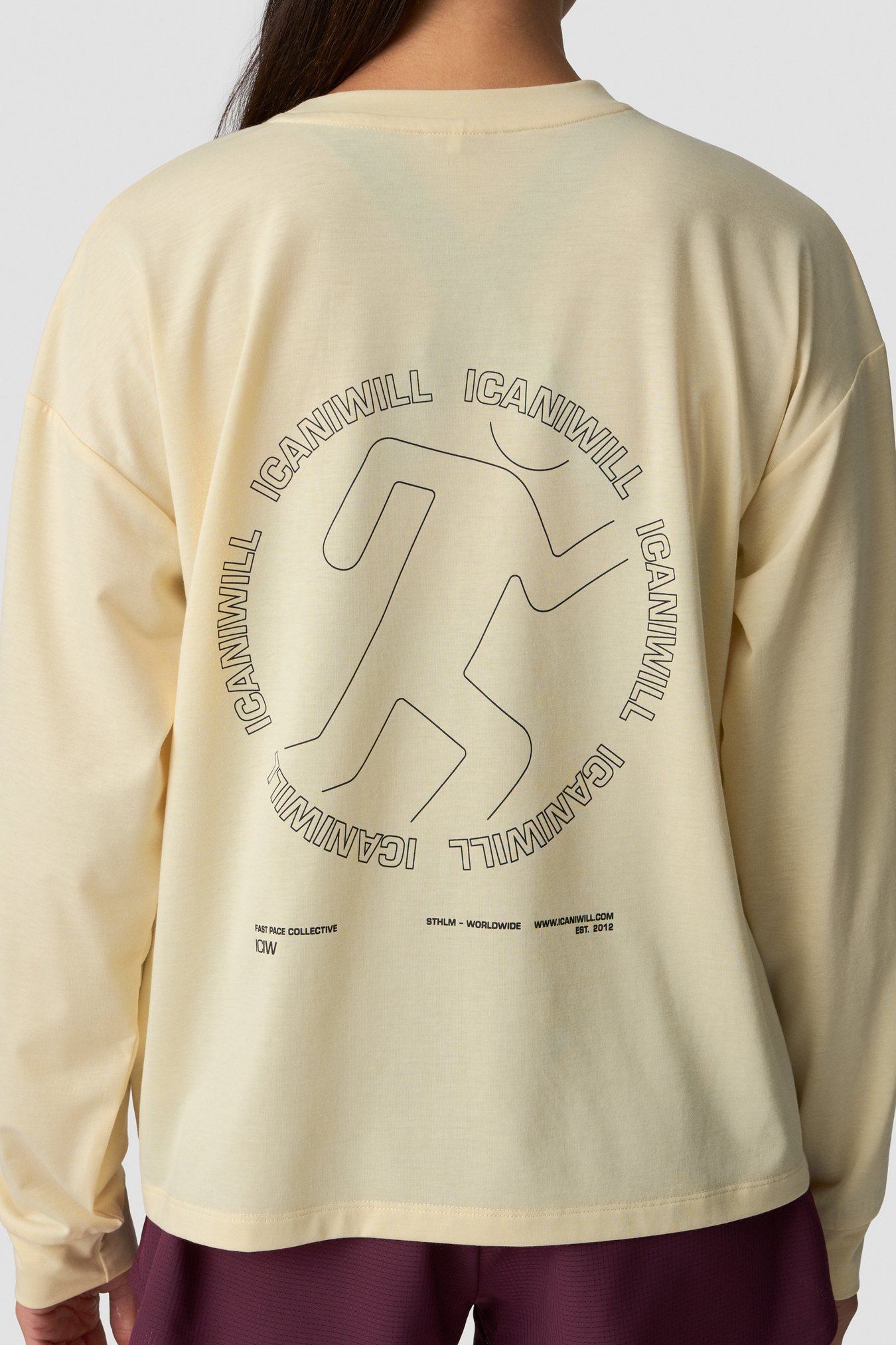 Mirage Dri-Release Long Sleeve Print Butter Yellow - billede 2