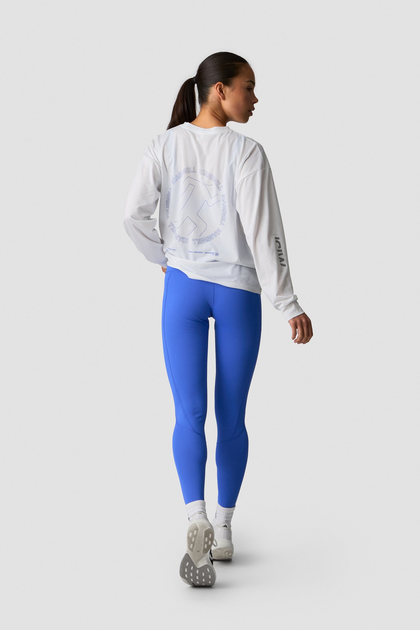 Mirage Dri-Release Long Sleeve Print White Snow - billede 4