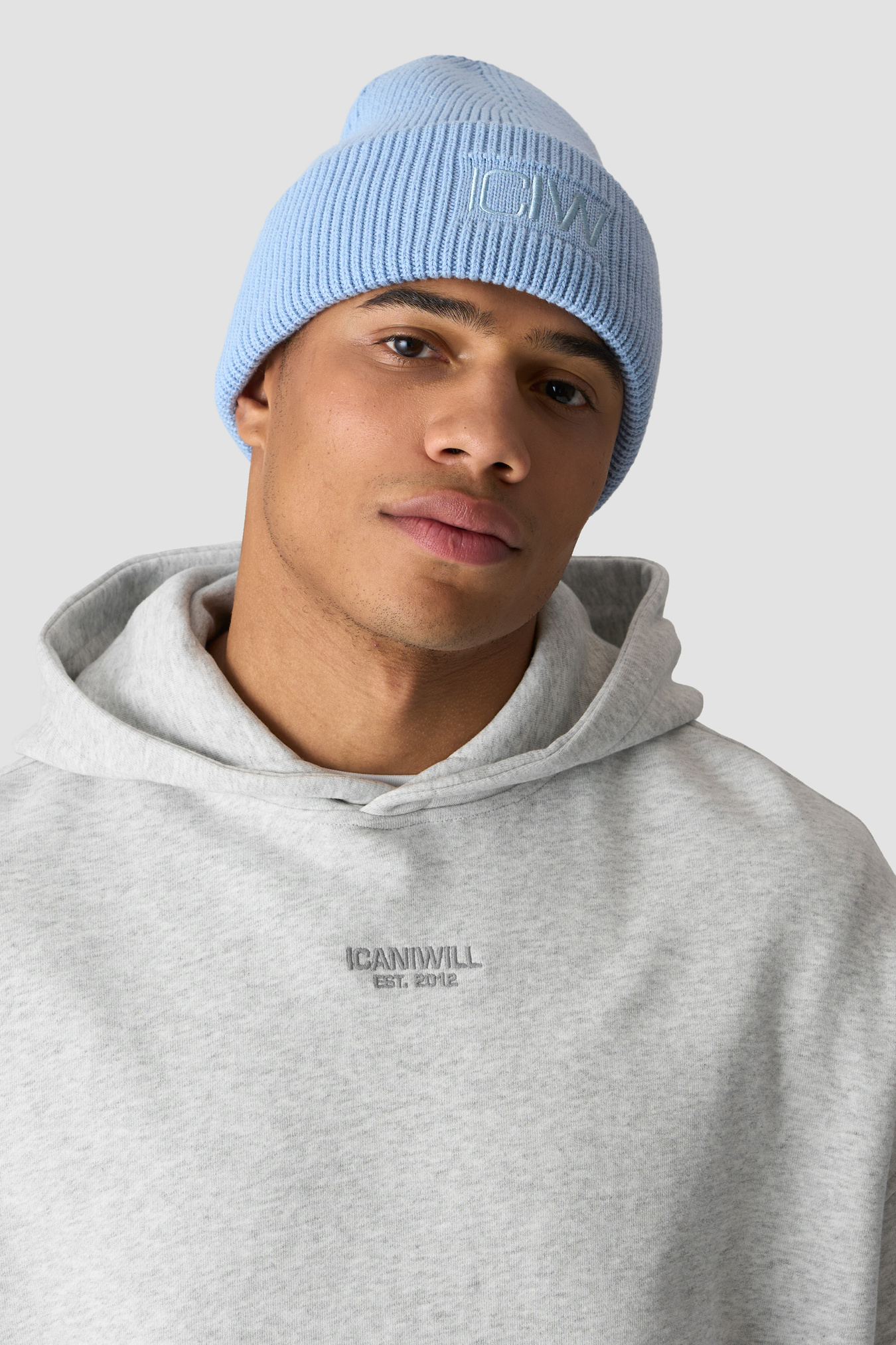 Ribbed Beanie Light Violet Slate - image 1