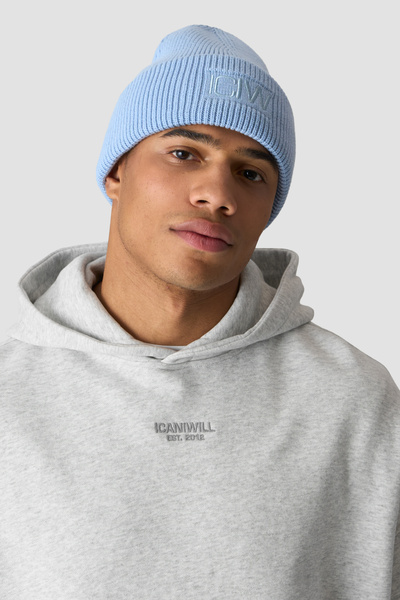 Ribbed Beanie Light Violet Slate - undefined