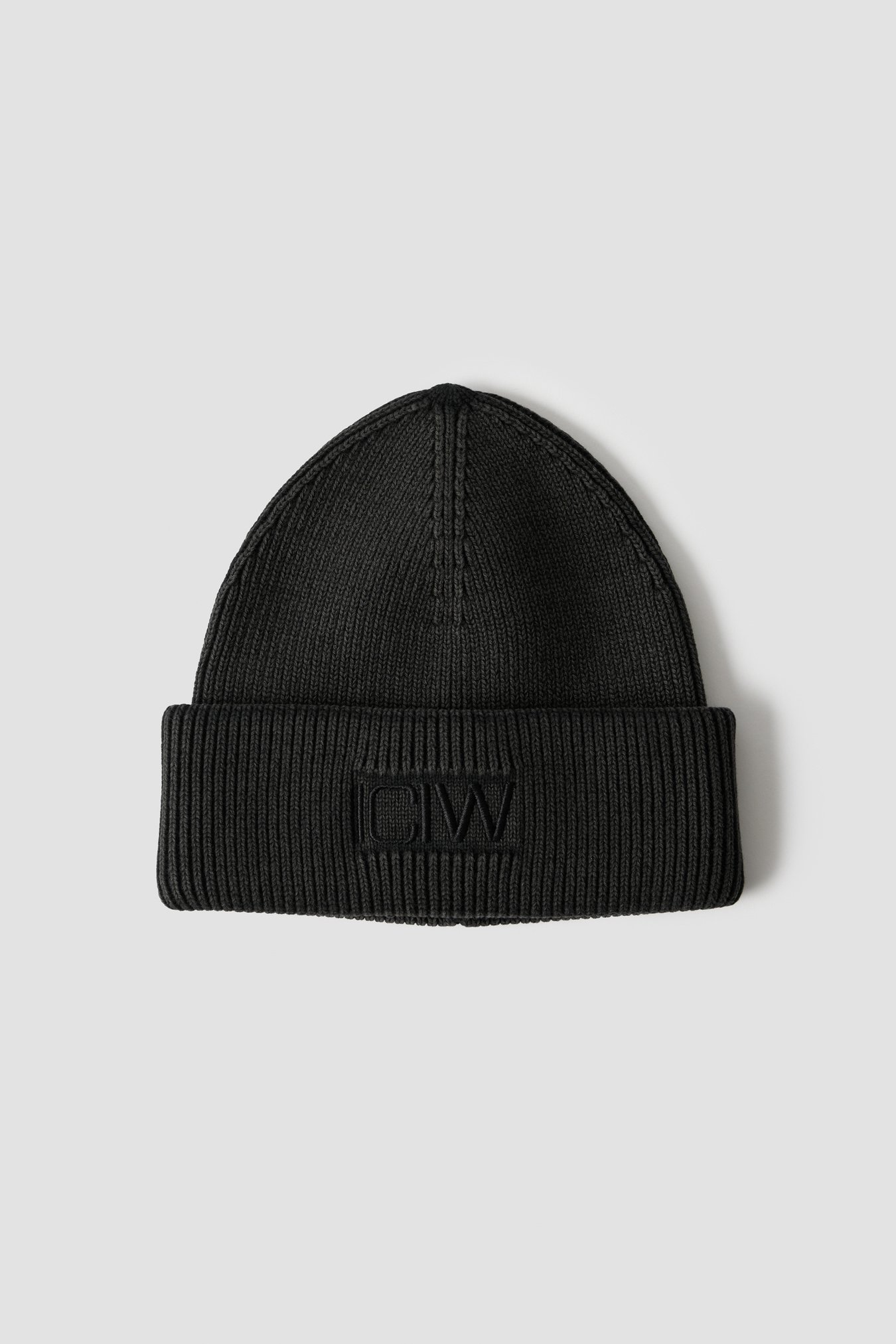Ribbed Vintage Washed Beanie Black - image 4