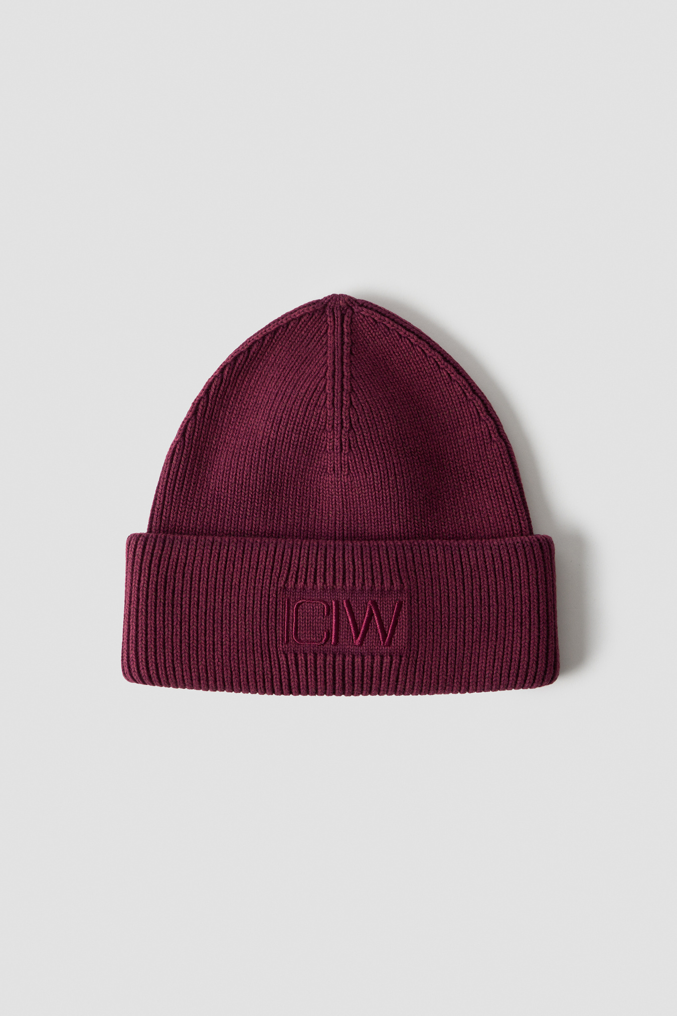 Ribbed Vintage Washed Beanie Dark mahogany - image 3