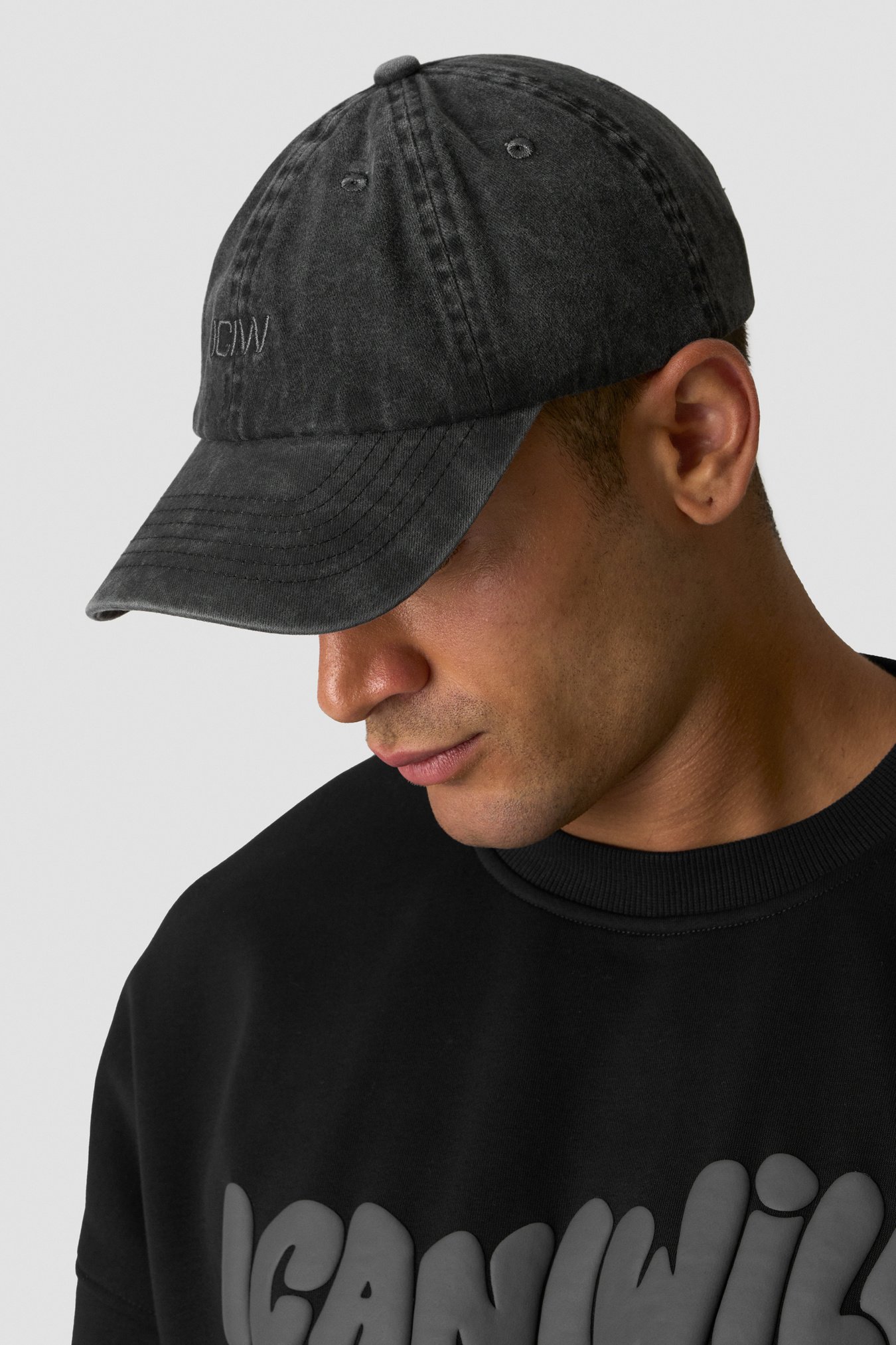 Washed Retro Cap Stonewashed Black - imagen 0
