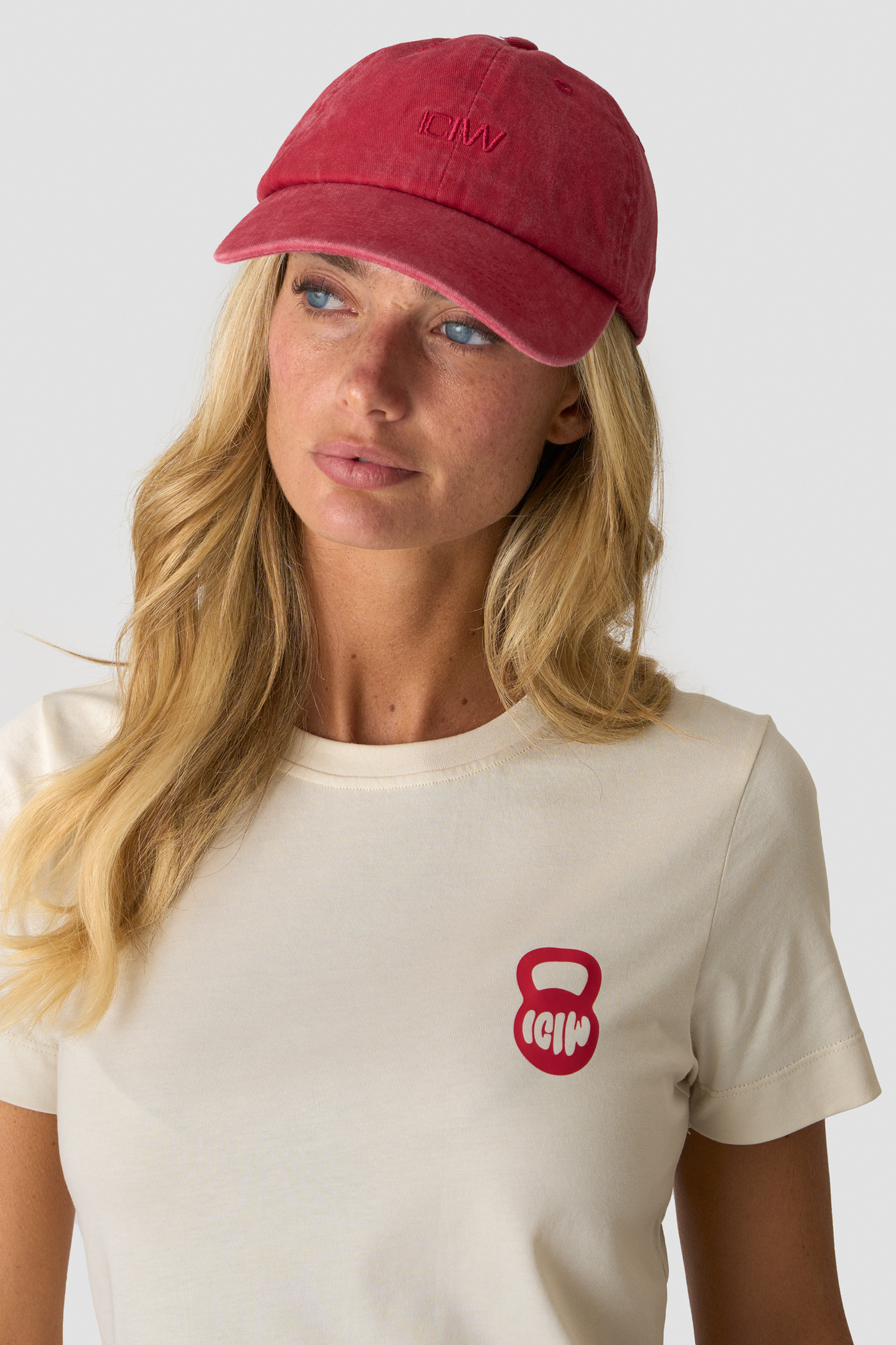 Washed Retro Cap Red Cherry - imagen 1