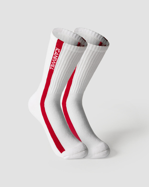 
                    Vertical Striped Socks 2-pack Red Cherry
                    
                  