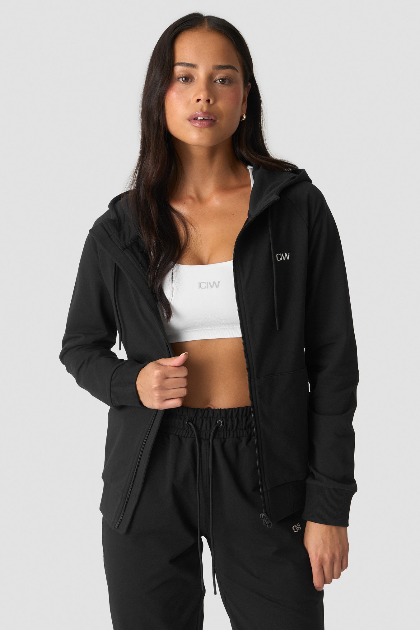Activity Zip Hoodie Black - bilde 3