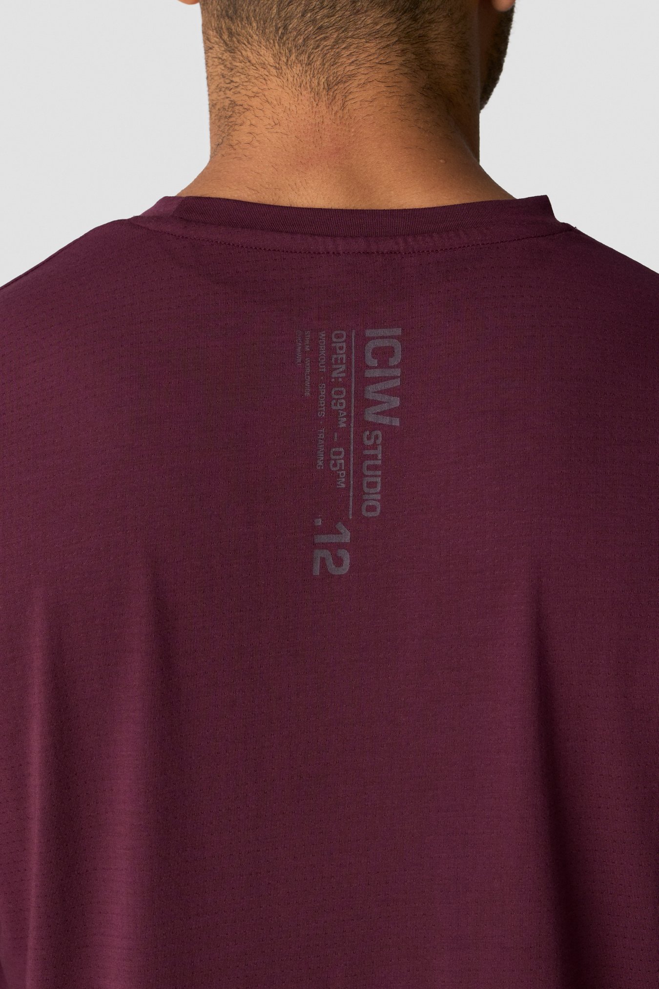 Stride Printed Sleeveless T-shirt Dark Mahogany - immagine $