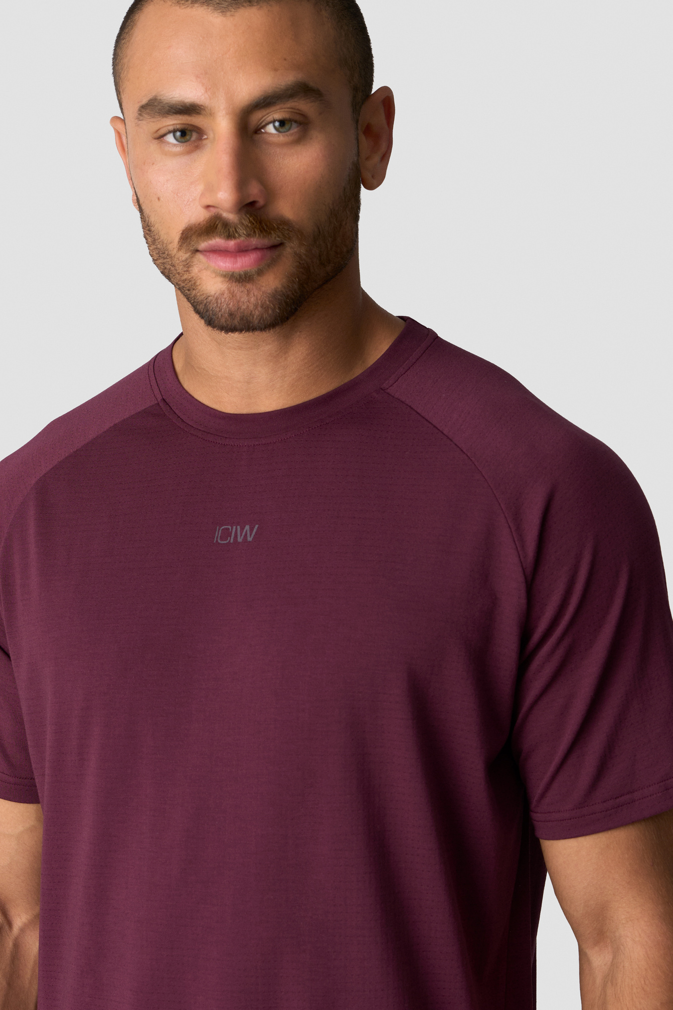 Stride Printed Tee Dark mahogany - immagine $
