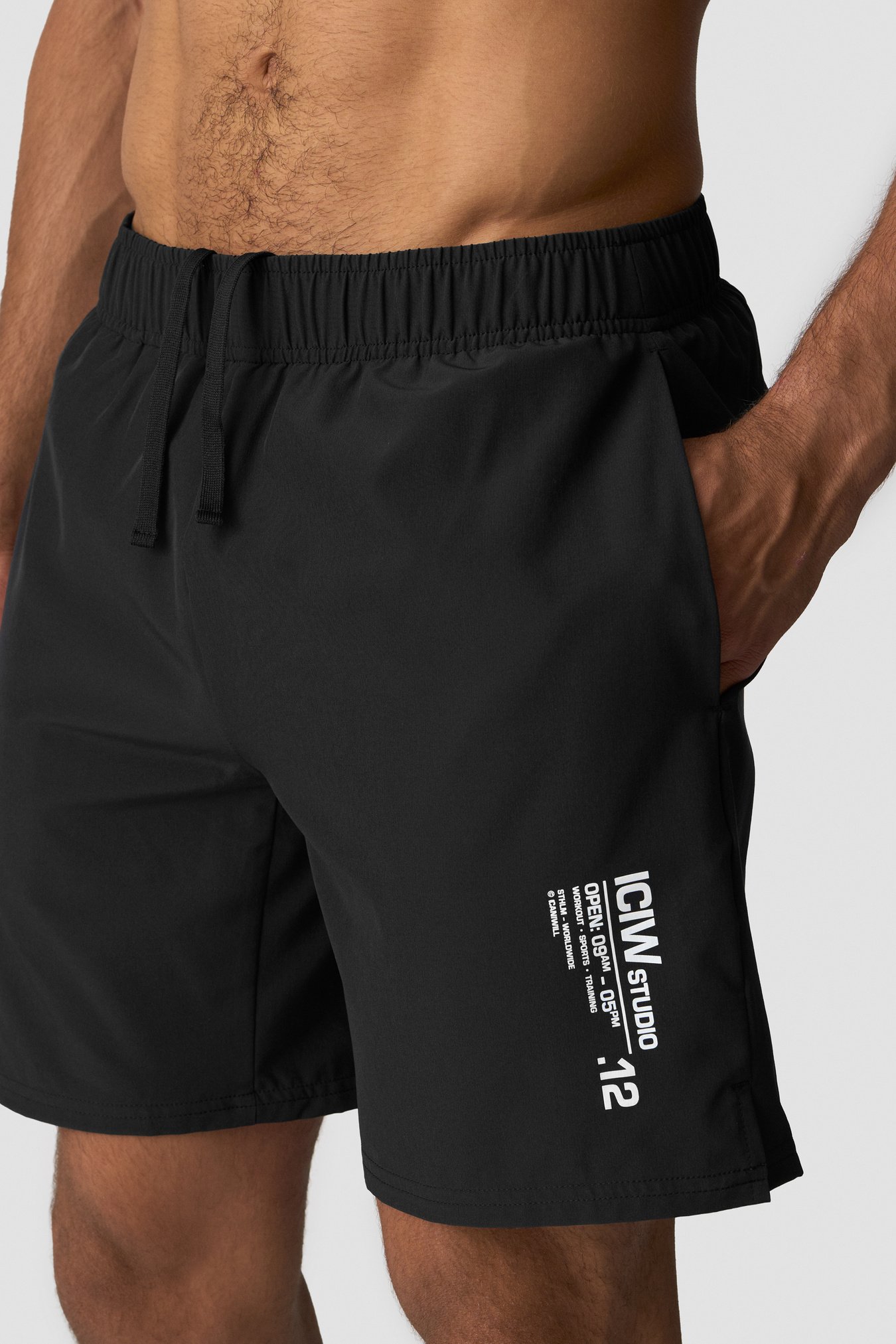 Training Printed Shorts Black - immagine $