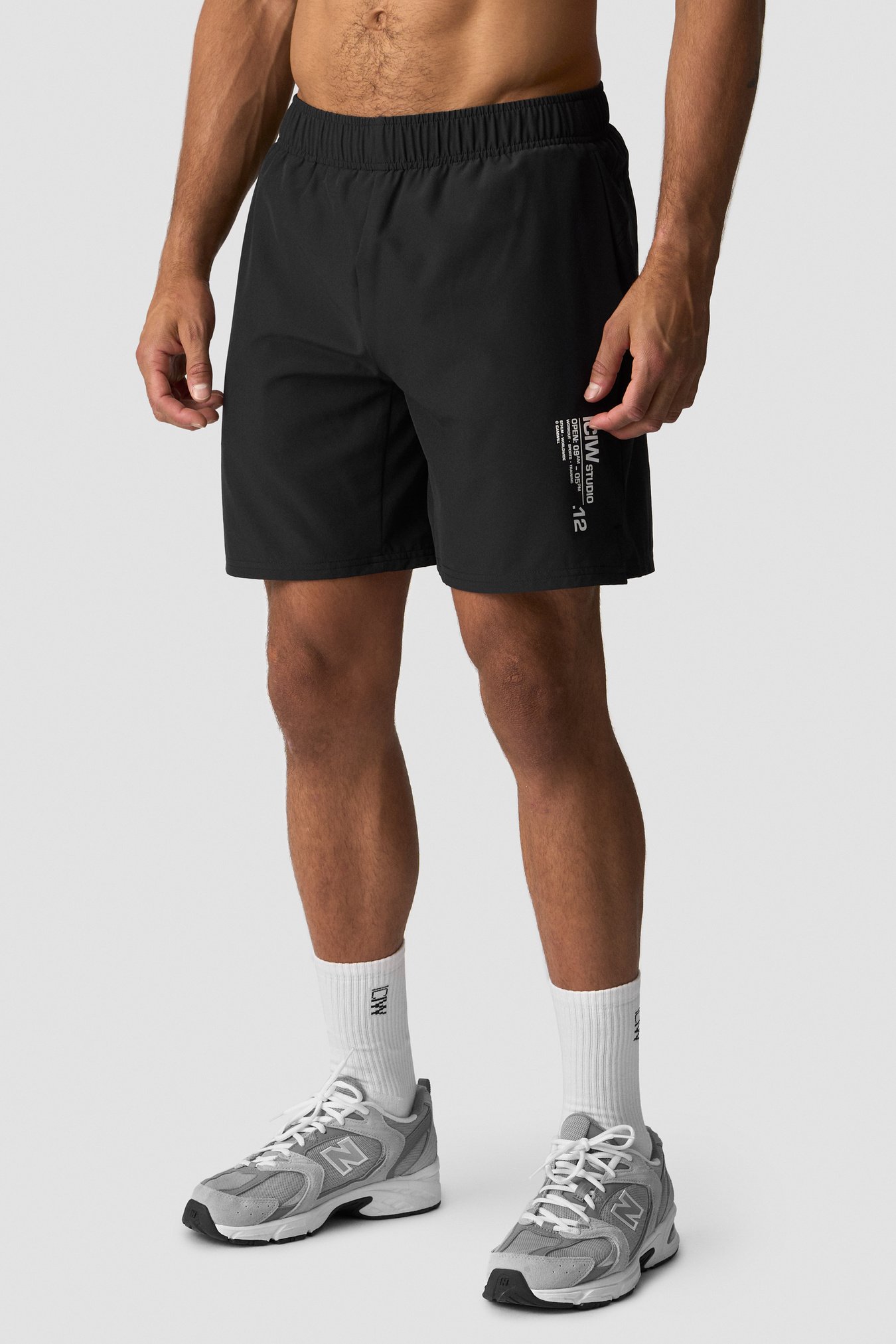 Training Printed Shorts Black - immagine $