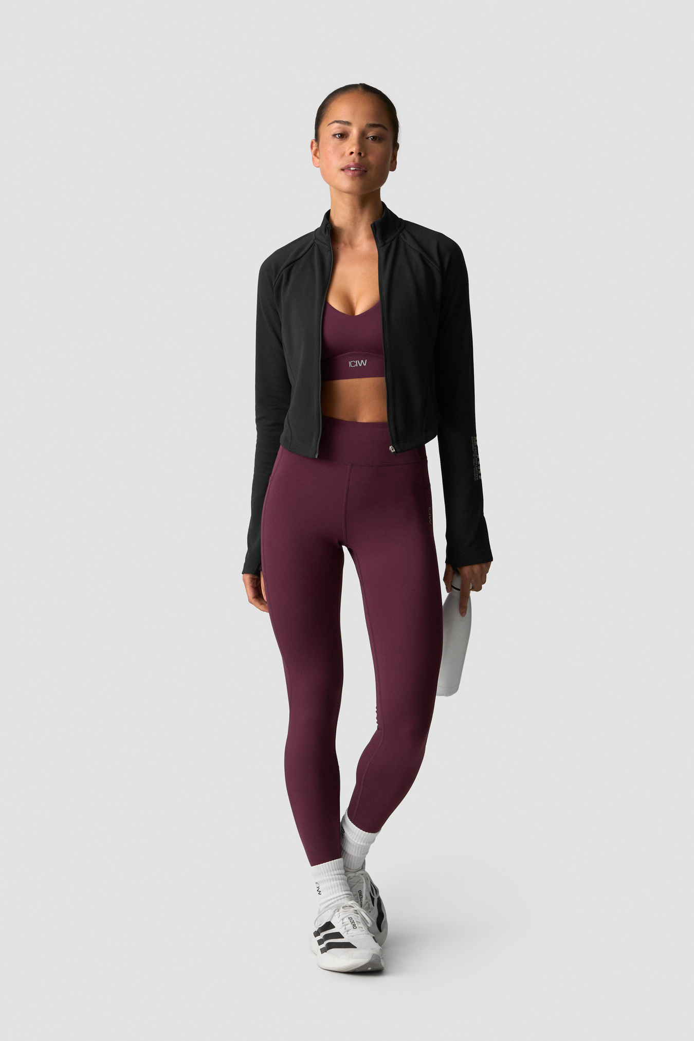 Mirage Printed Zip Midlayer Black - billede 5