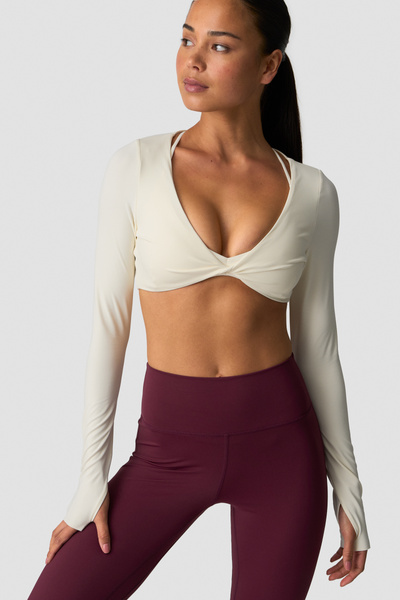 
                    Nimble Twisted Cropped Long Sleeve Ivory
                    
                  