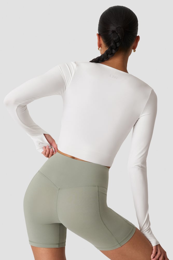Nimble Wrap Long Sleeve White Snow
