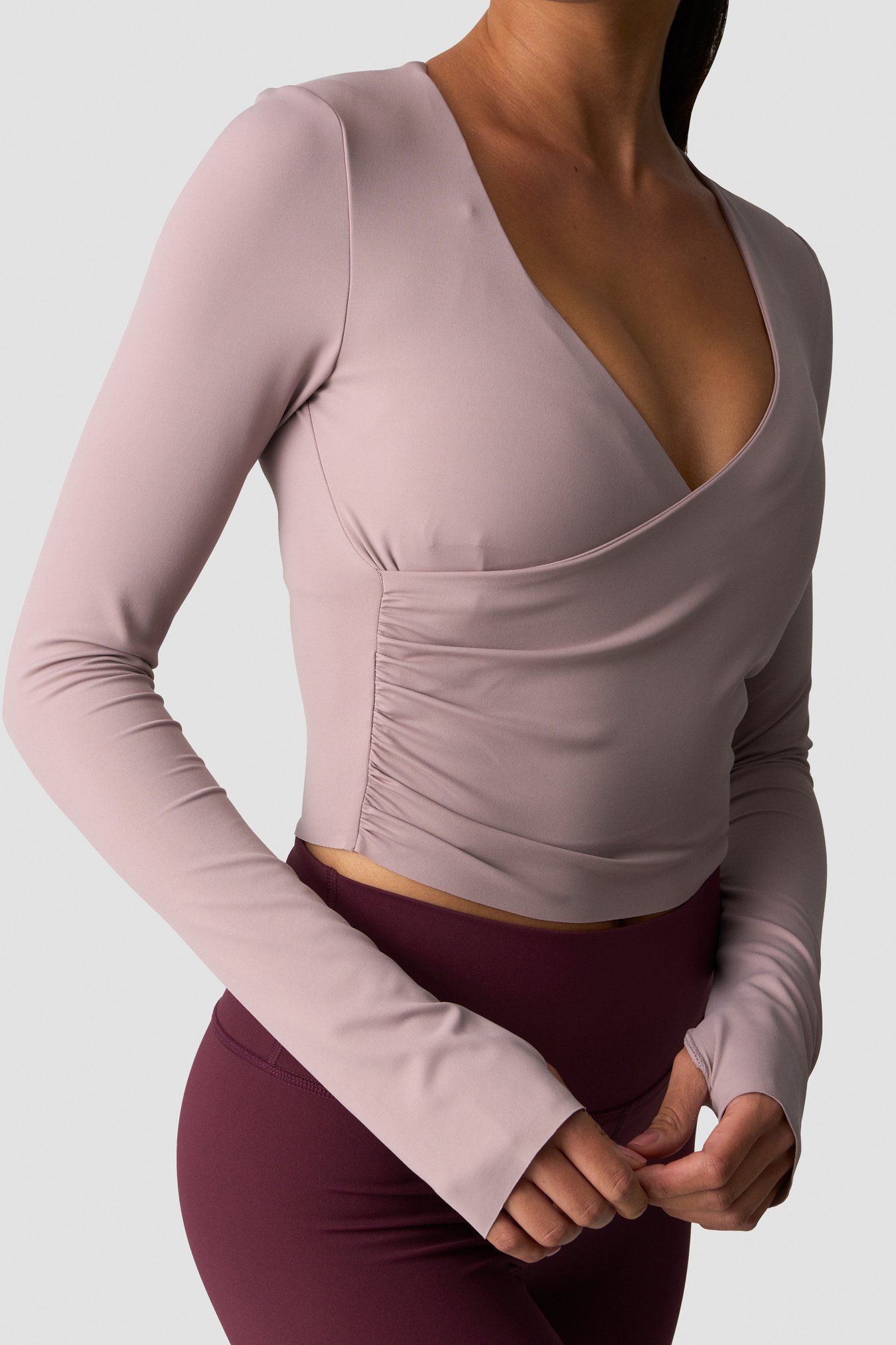 Nimble Wrap Long Sleeve Dusty Mauve - bild 3