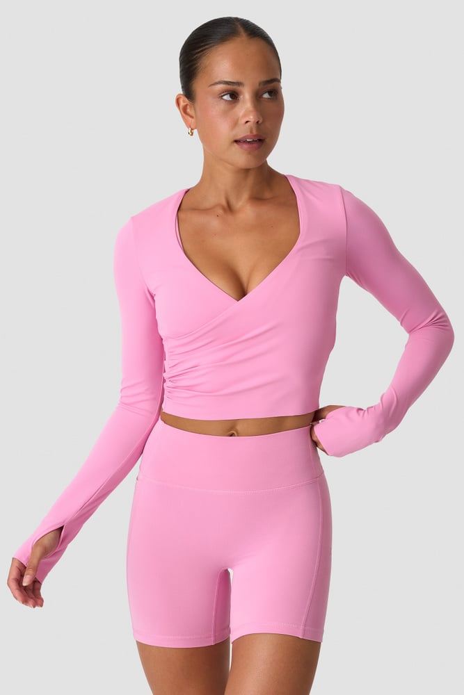 Nimble Wrap Long Sleeve Soft Rose Pink