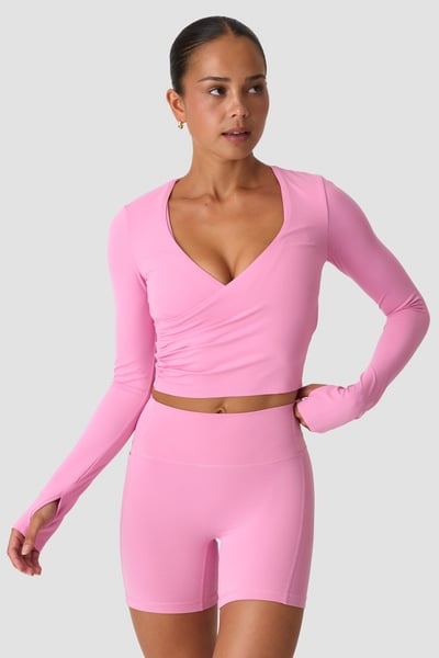 Nimble Wrap Long Sleeve Soft Rose Pink - Pink