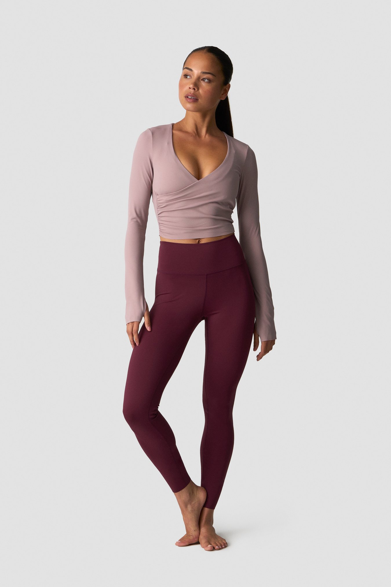 Nimble Wrap Long Sleeve Dusty Mauve - bild 1