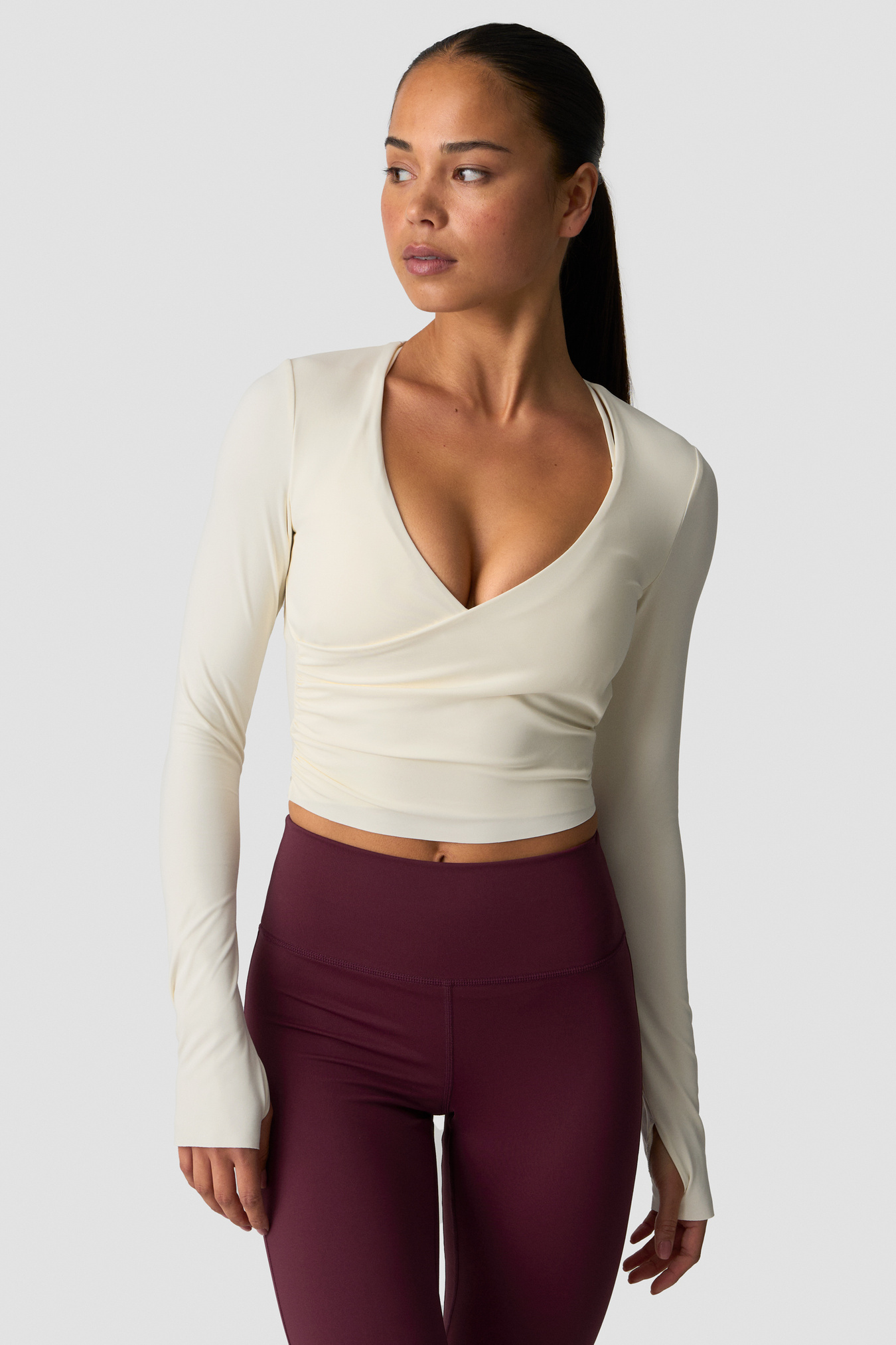 Nimble Wrap Long Sleeve Ivory - image 0