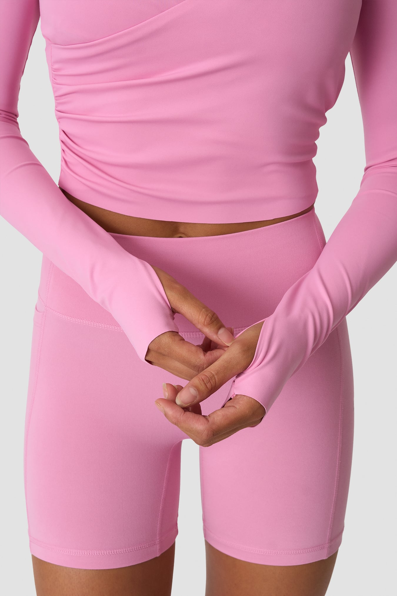 Nimble Wrap Long Sleeve Soft Rose Pink - image 5