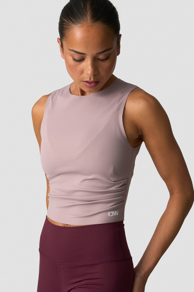 
                    Nimble Cropped Tank Top Dusty Mauve
                    
                  