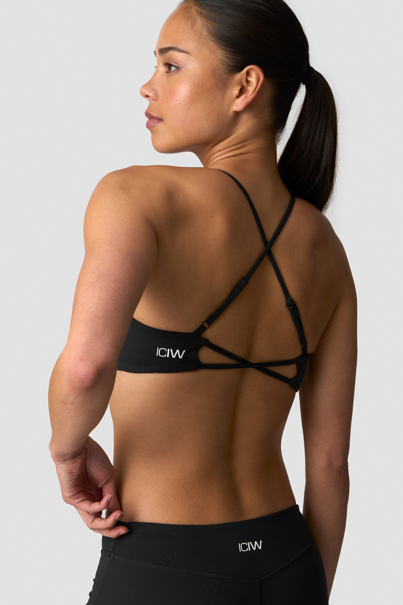 Nimble Strappy Sports Bra Black - image 1