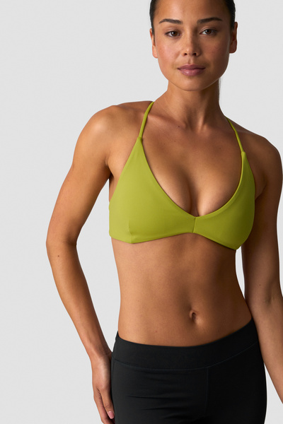 
                    Nimble Strappy Sports Bra Green Flax
                    
                  