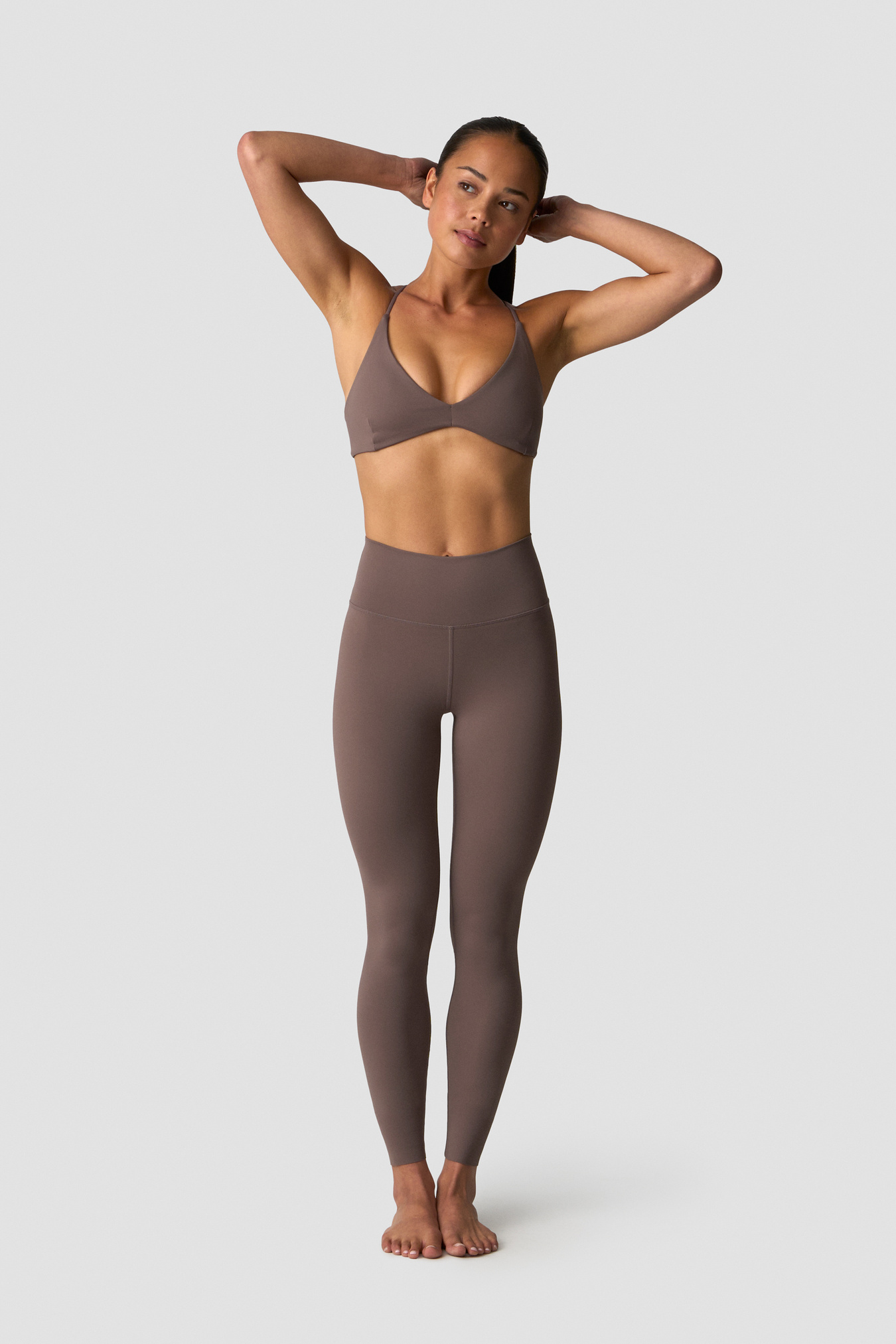 Nimble Strappy Sports Bra Dusty Brown - image 3