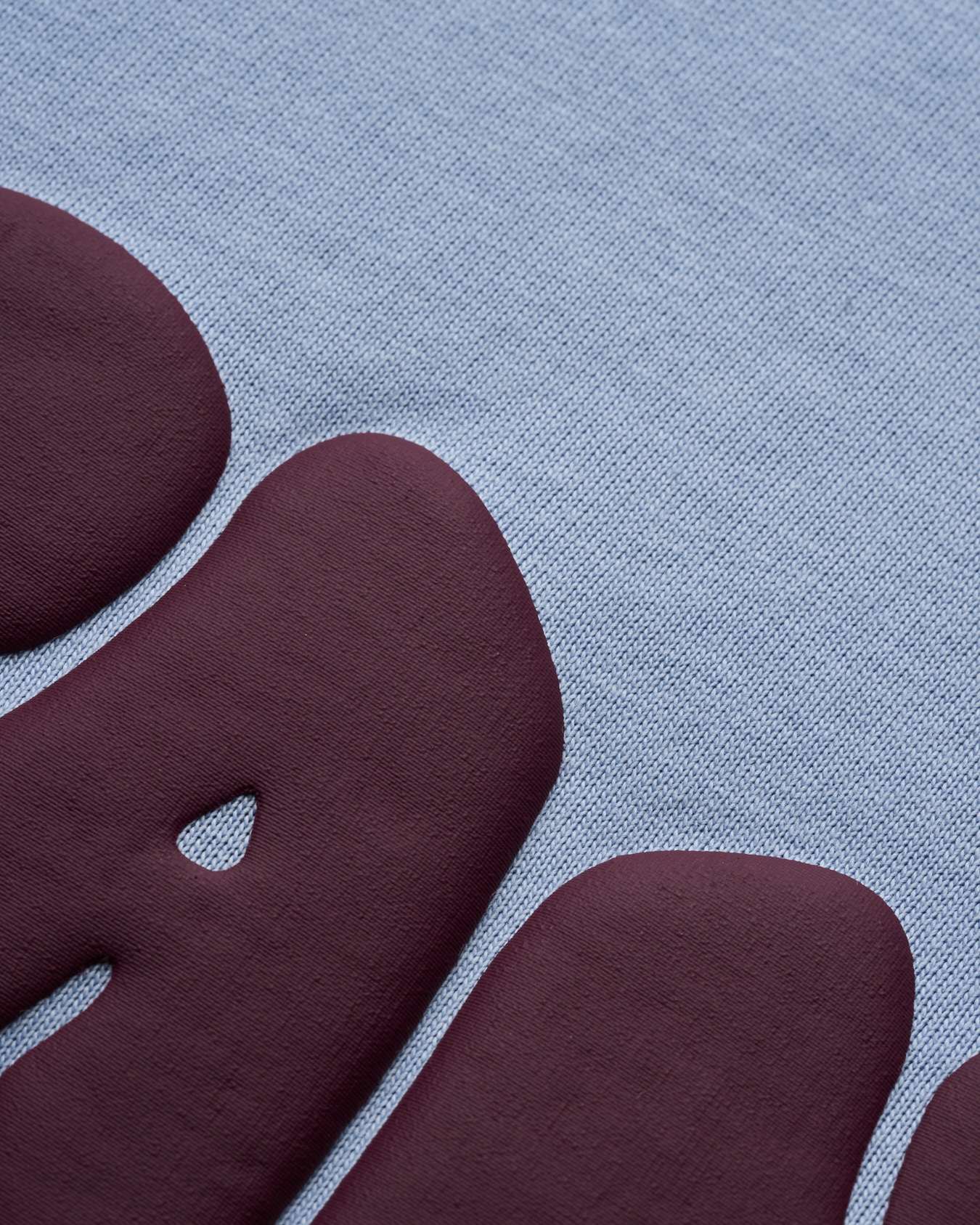 Everyday Oversized Cotton T-Shirt Light Violet Slate - immagine $
