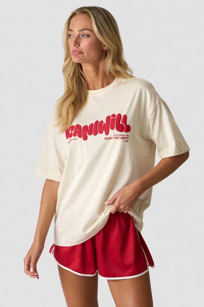 
                    Everyday Oversized Cotton T-Shirt Cream
                    
                  