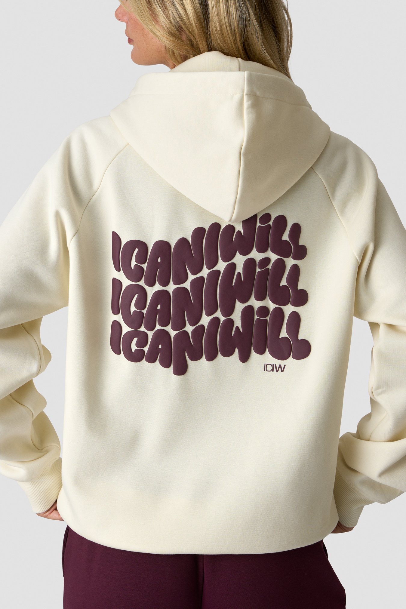 Everyday Hoodie Print Cream - Bild 1