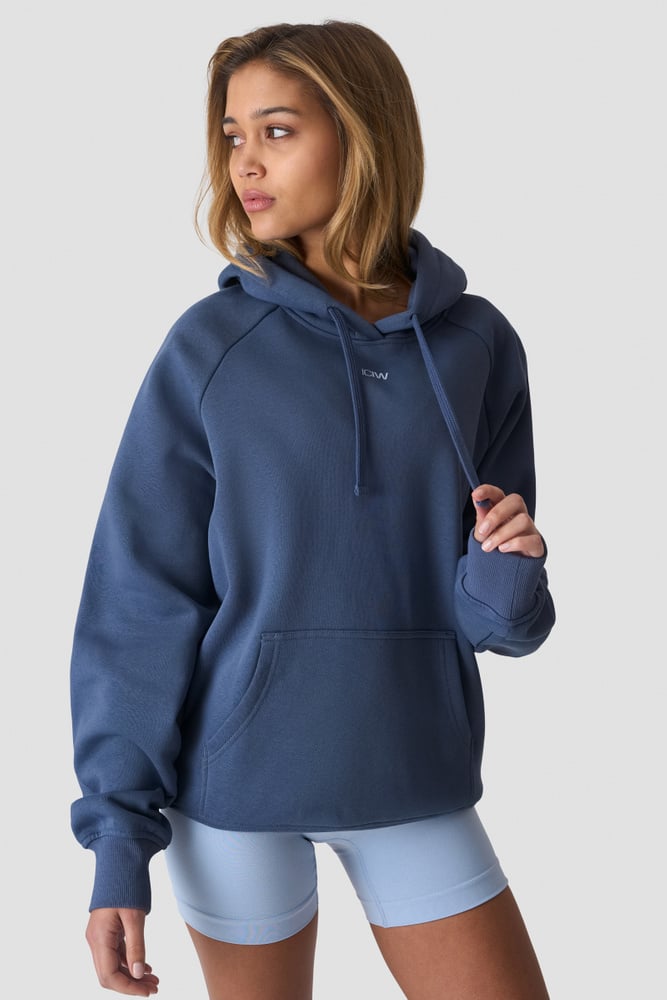 Everyday Hoodie Print Dusty Twilight Blue