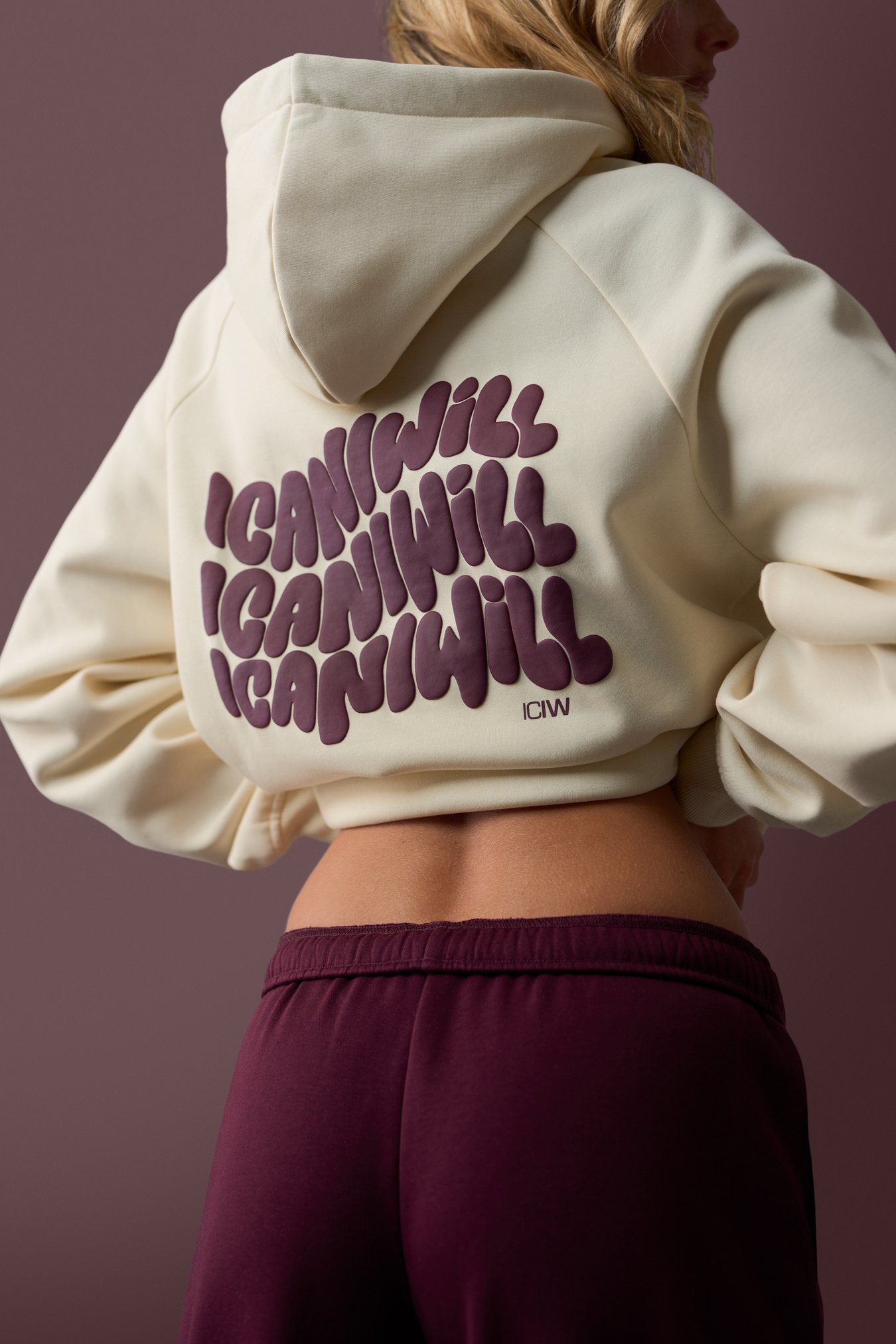 Everyday Hoodie Print Cream - Bild 0