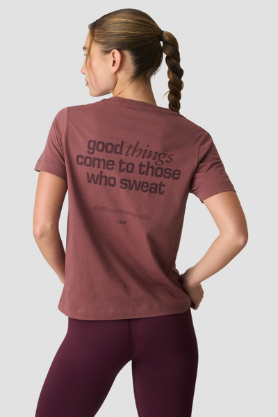 Everyday Cotton T-shirt Calm Red - undefined