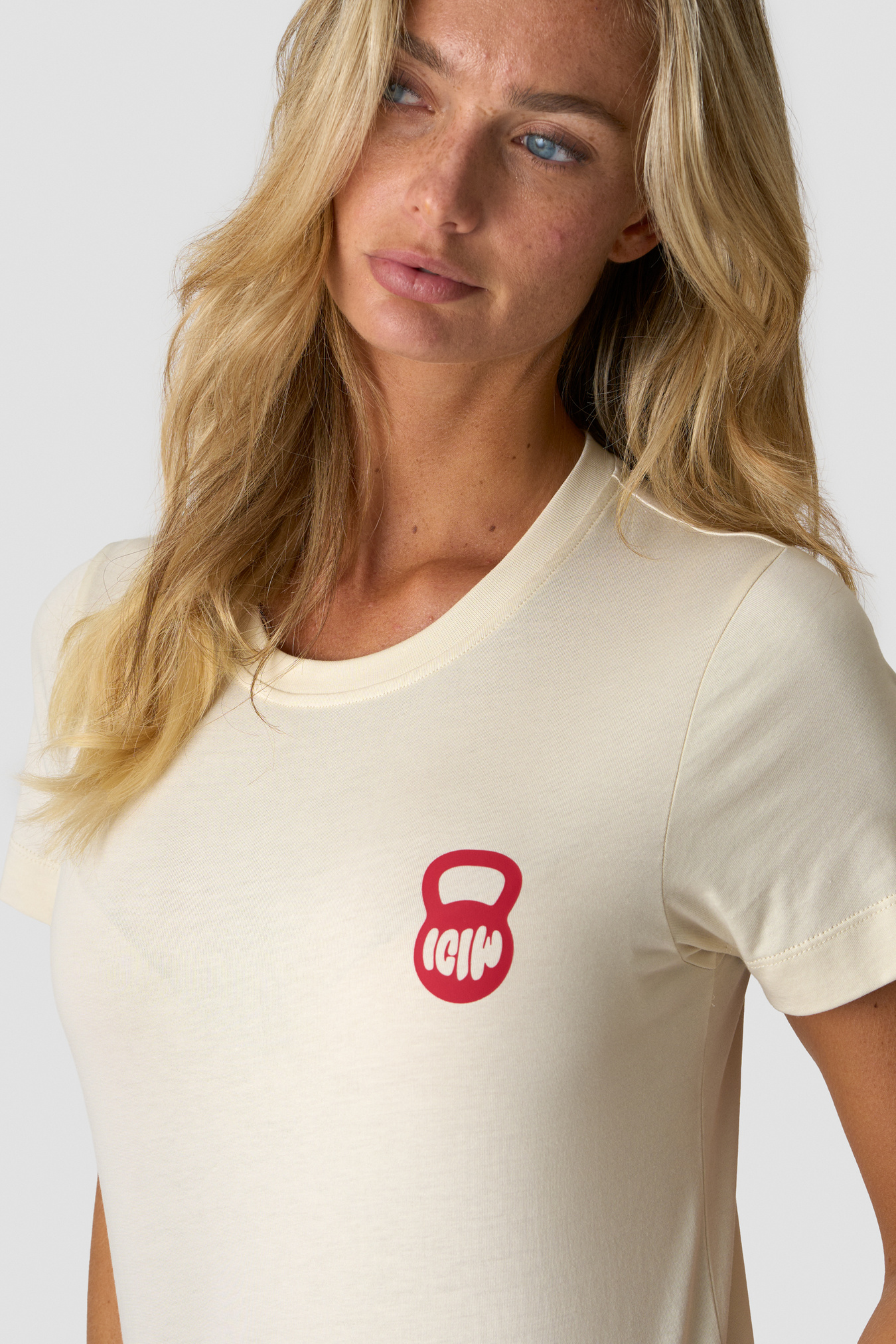 Everyday Cotton T-shirt Print Cream - Bild 2