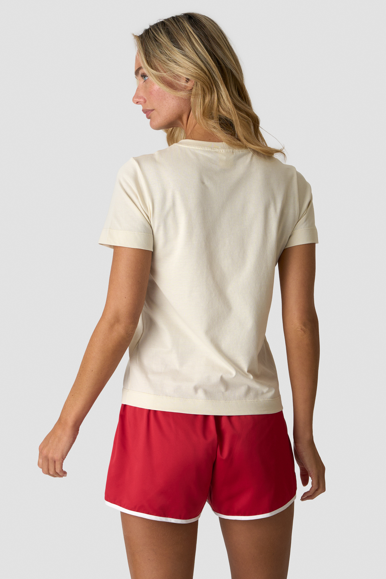 Everyday Cotton T-shirt Print Cream - Bild 1