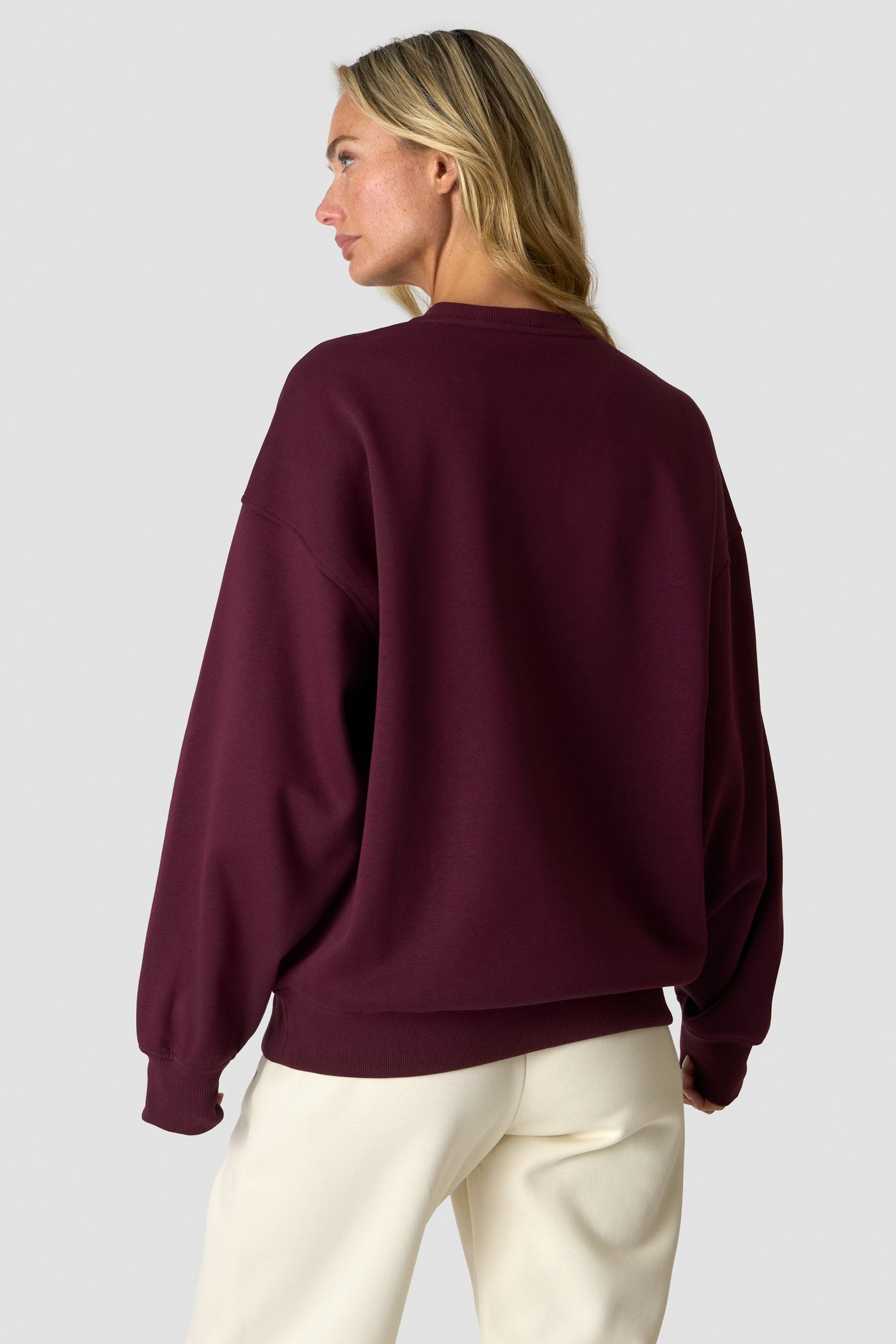 Everyday Relaxed Crewneck Print Dark mahogany - Bild 4