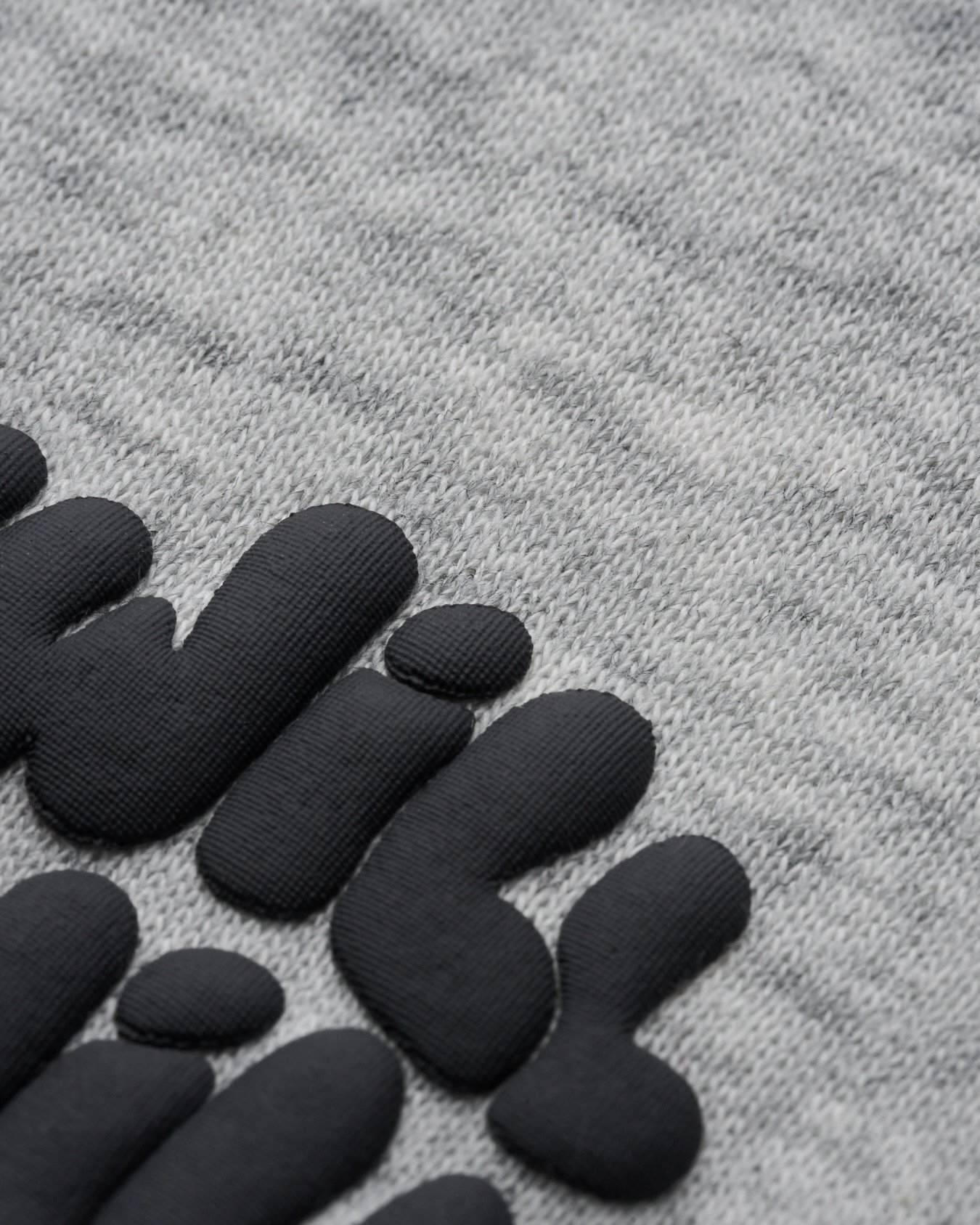Everyday 1/4 Zip Crewneck Print Light Grey Melange - Bild 5