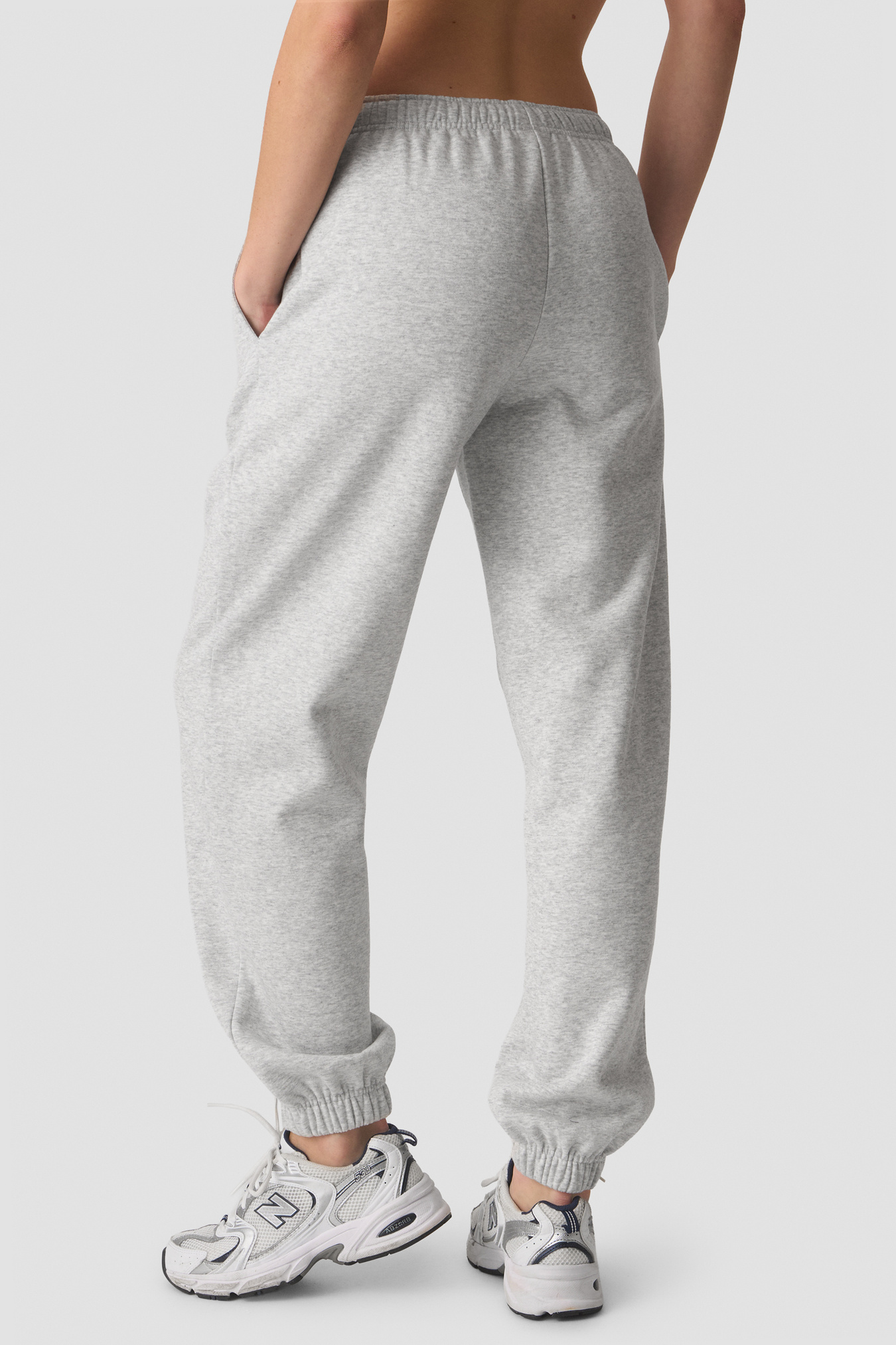 Everyday Sweat Pants Light Grey Melange - bild 2