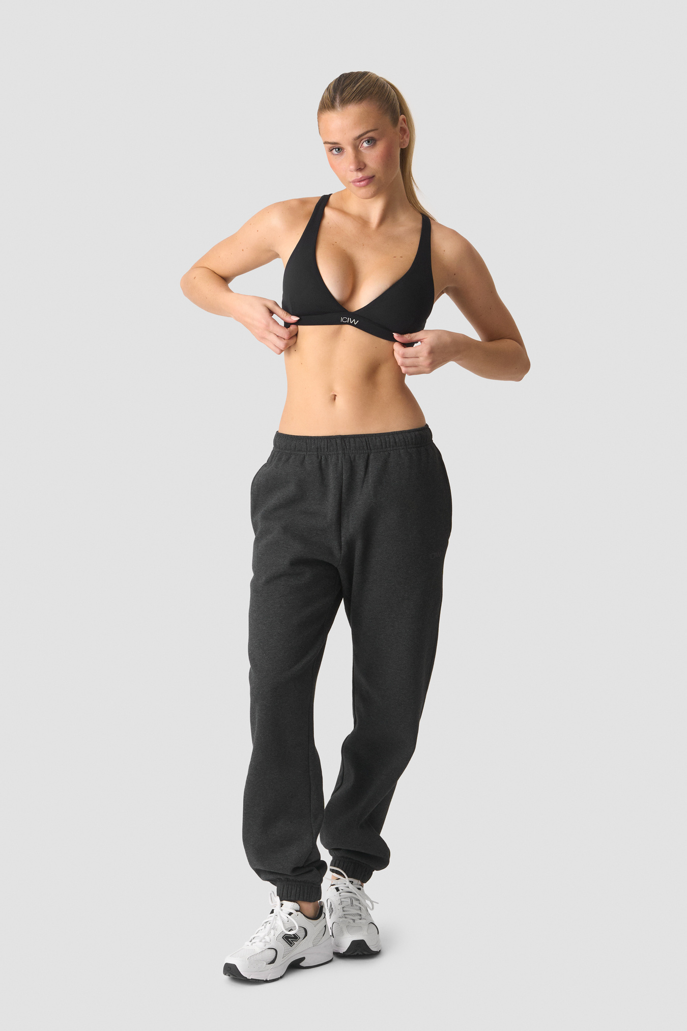 Everyday Sweat Pants Grey Melange - bild 4