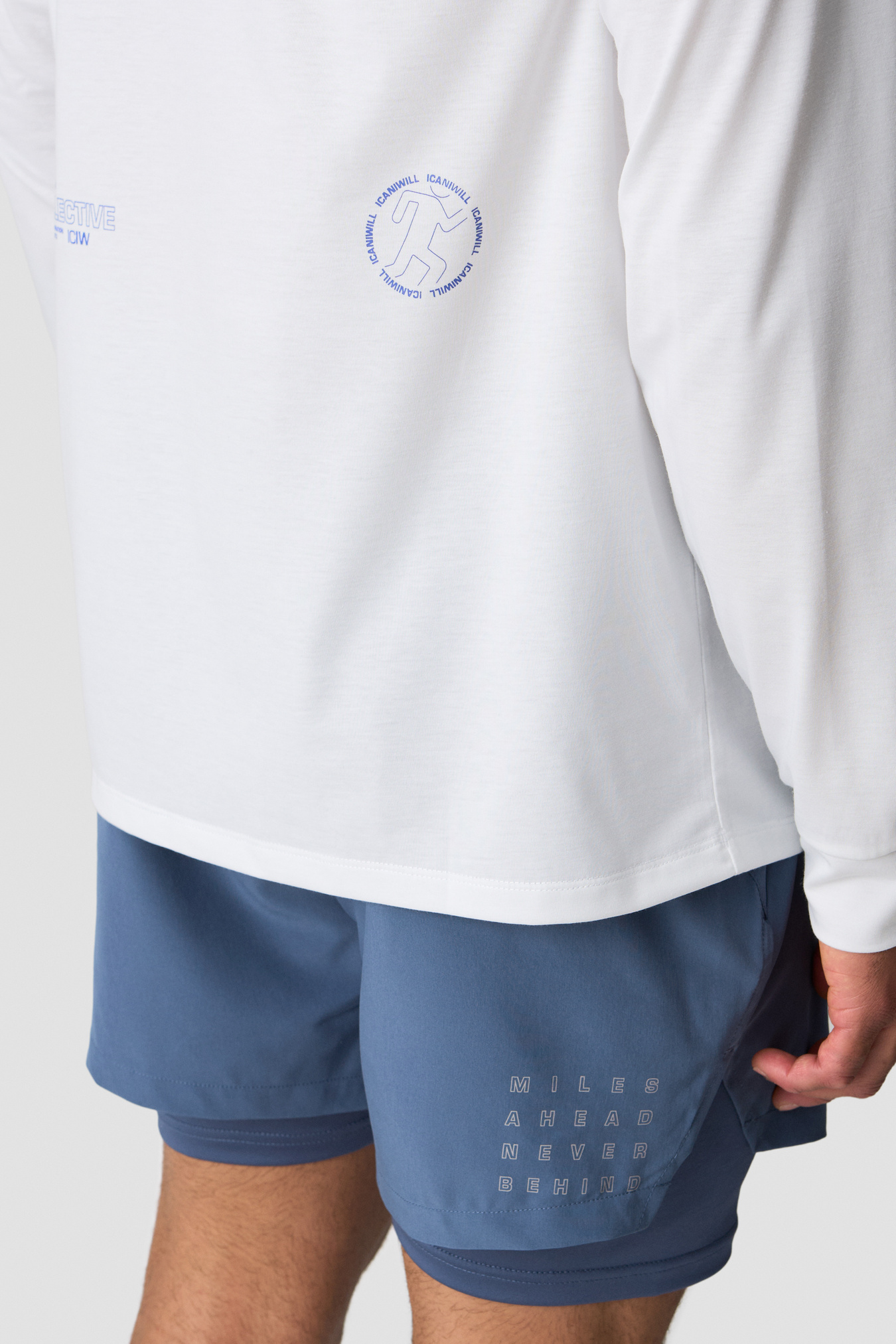 Mirage Dri-Release Long Sleeve Print White Snow - billede 5
