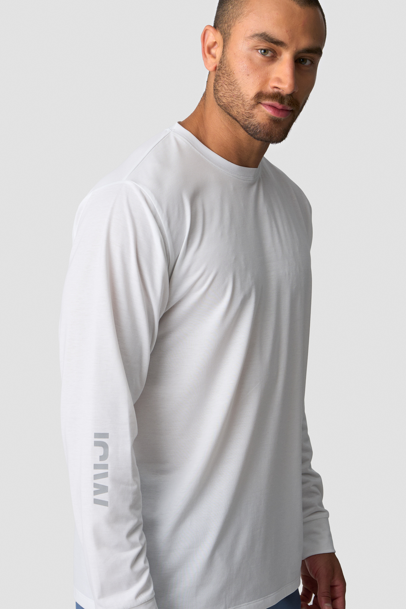 Mirage Dri-Release Long Sleeve Print White Snow - billede 3