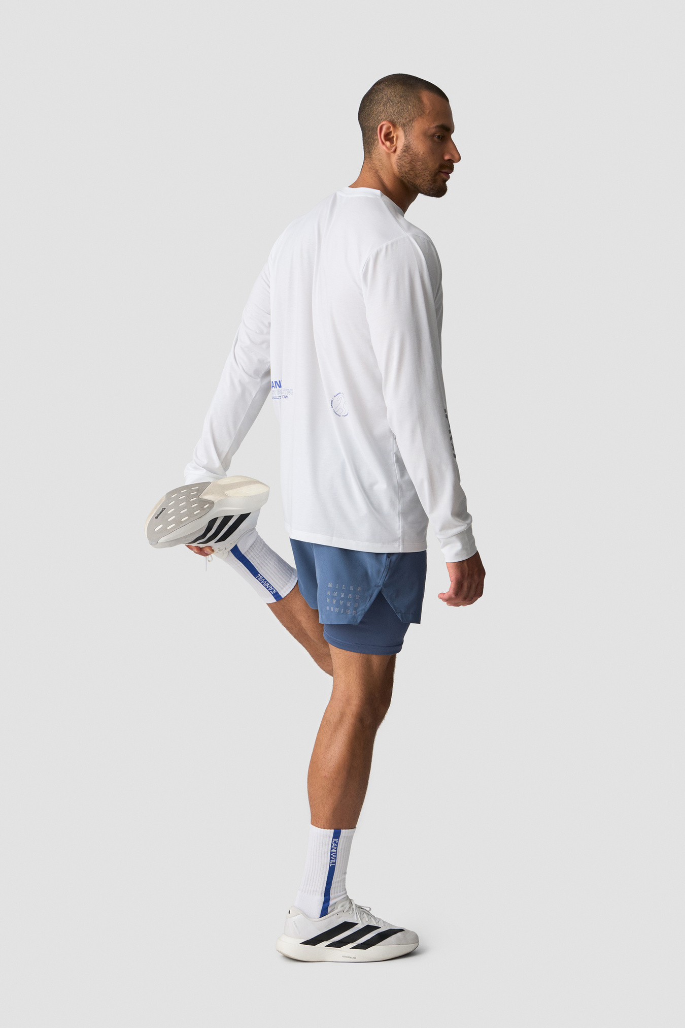Mirage Dri-Release Long Sleeve Print White Snow - billede 6