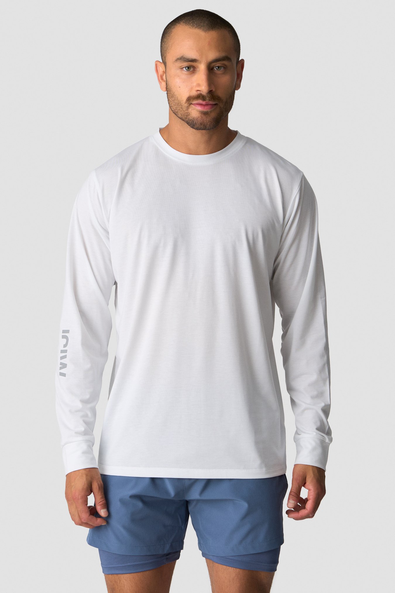 Mirage Dri-Release Long Sleeve Print White Snow - billede 2