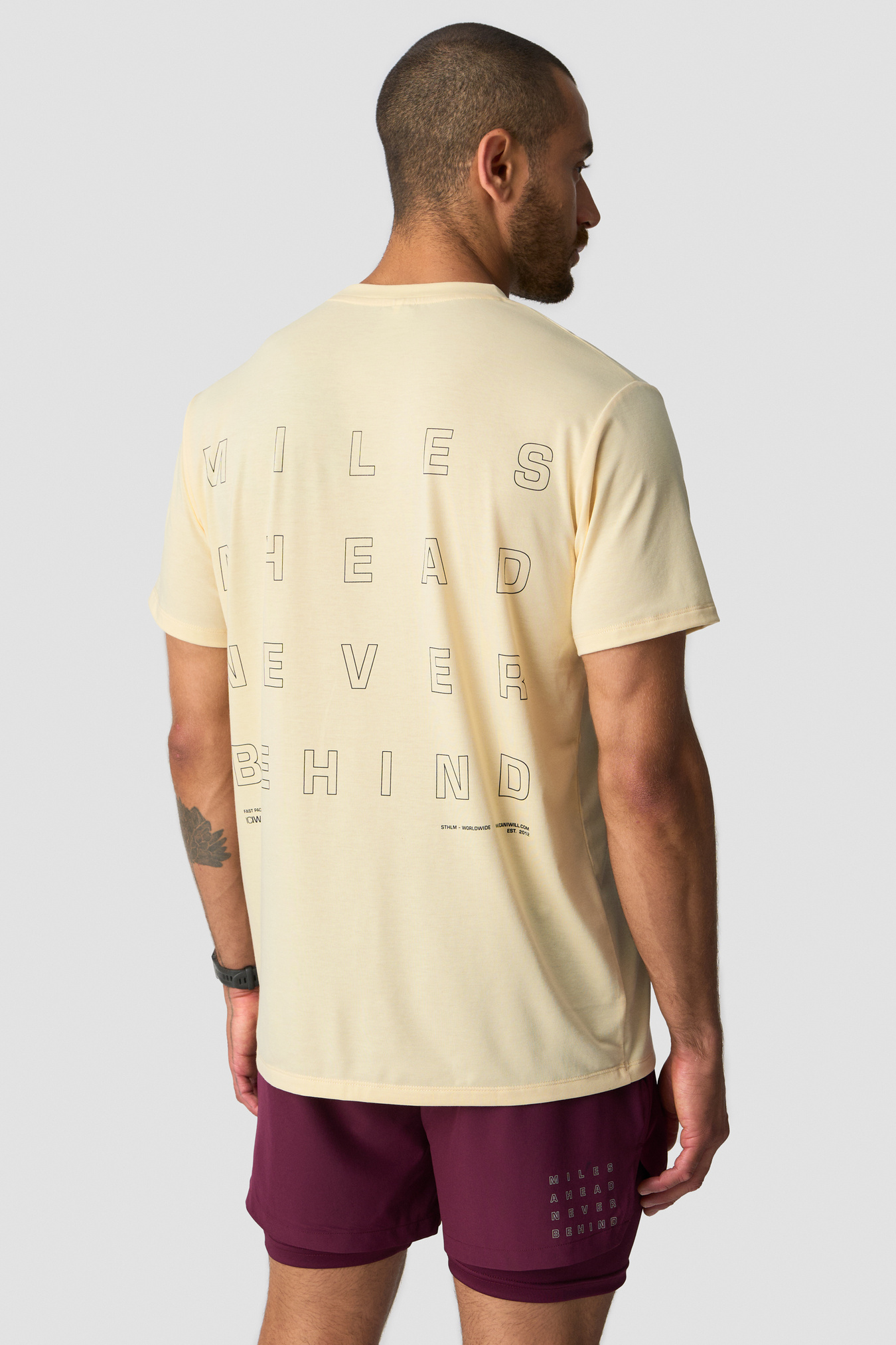Mirage Dri-Release T-Shirt Print Butter Yellow - billede 1